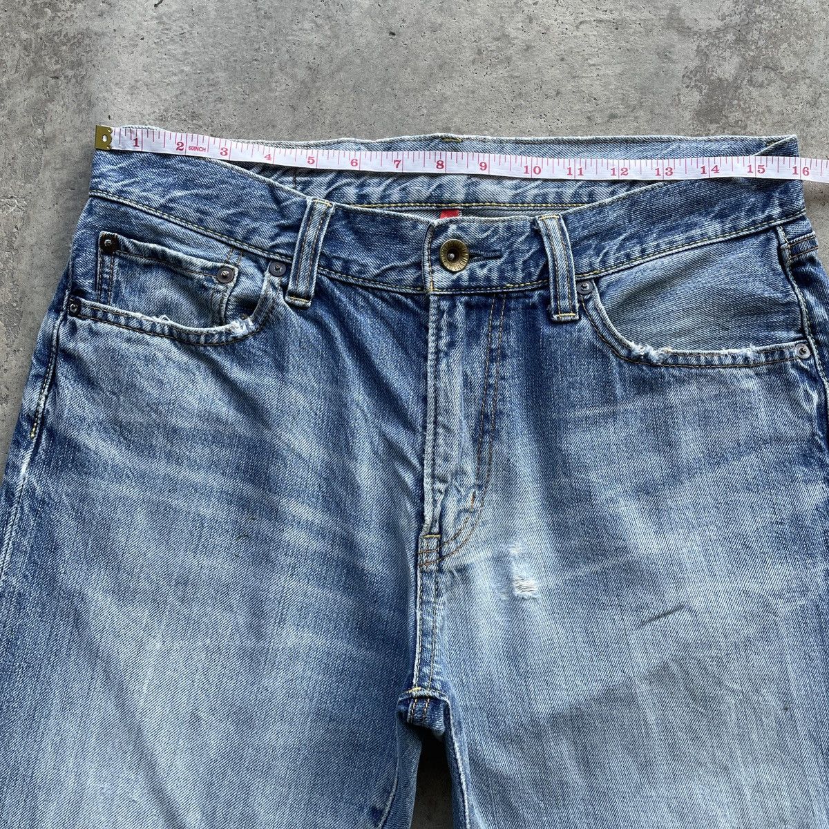 Japanese Brand Vintage Japanese Brand Uniqlo Denim Jeans Pants Faded Size US 32 / EU 48 - 8 Thumbnail