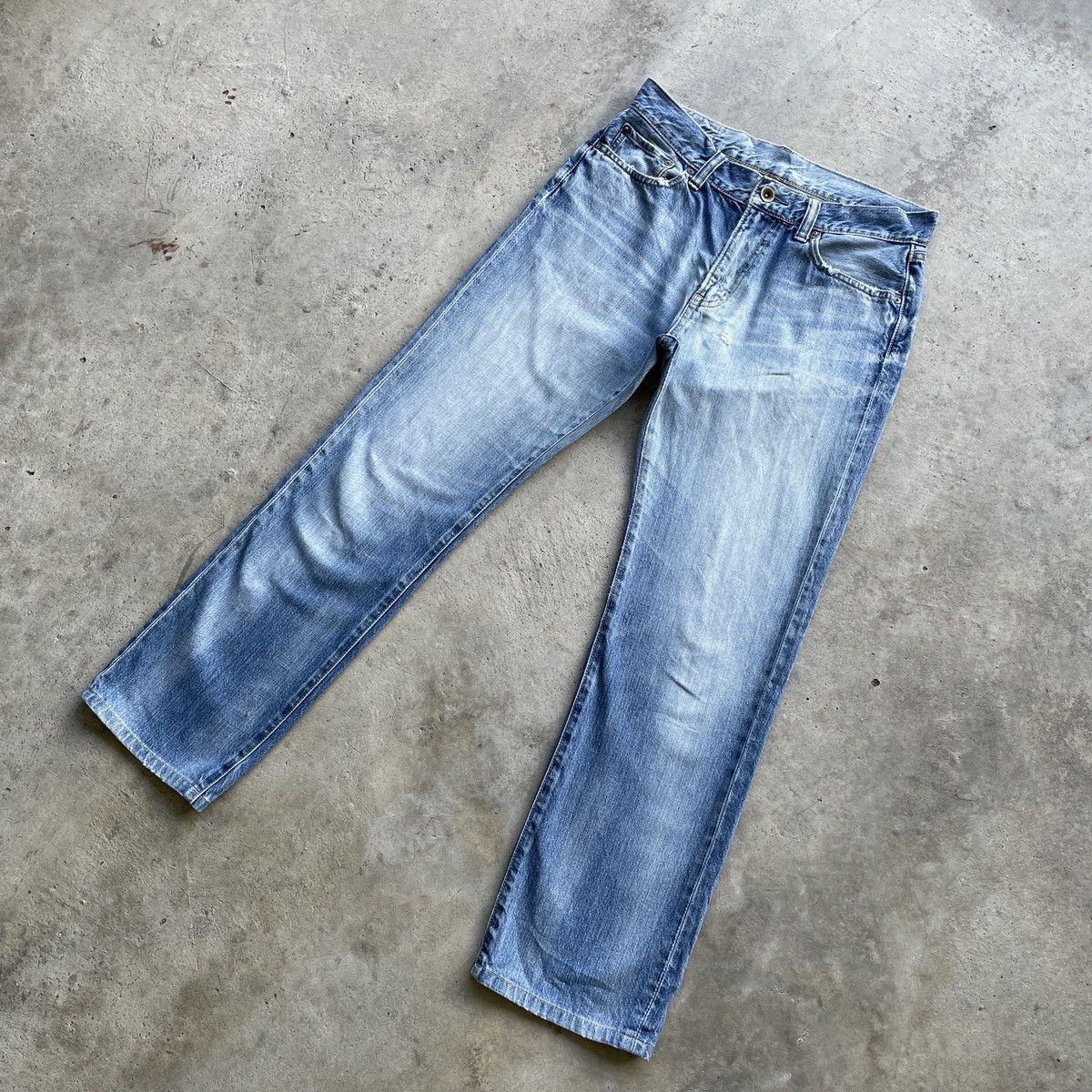 Japanese Brand Vintage Japanese Brand Uniqlo Denim Jeans Pants Faded Size US 32 / EU 48 - 2 Thumbnail
