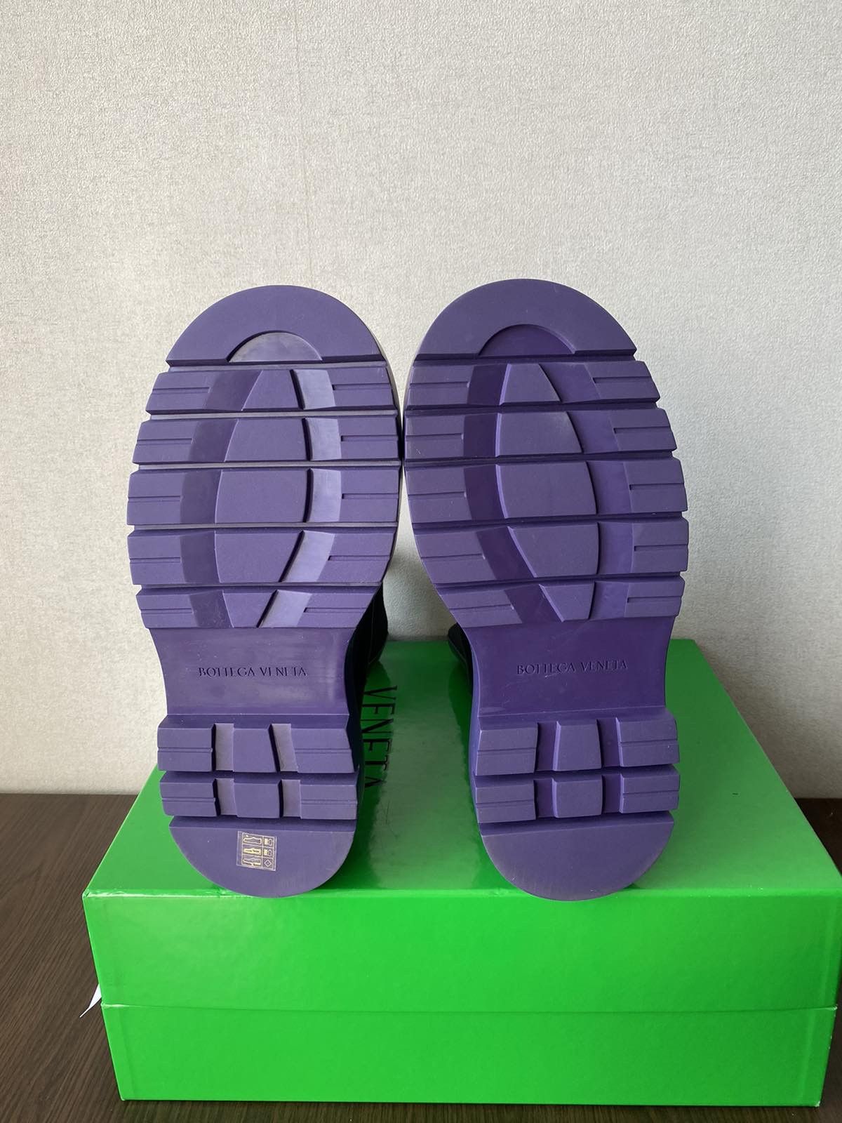 Bottega Veneta Tire Black Purple Boots Size US 8 / EU 41 - 5 Thumbnail