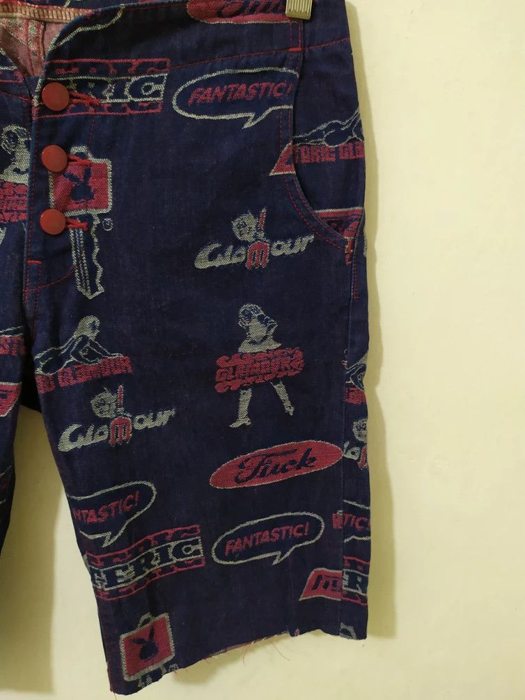 Hysteric Glamour Rare! Hysteric Glamour Fullprint Fuck for Women Short Pants Size 30" / US 8 / IT 44 - 3 Thumbnail