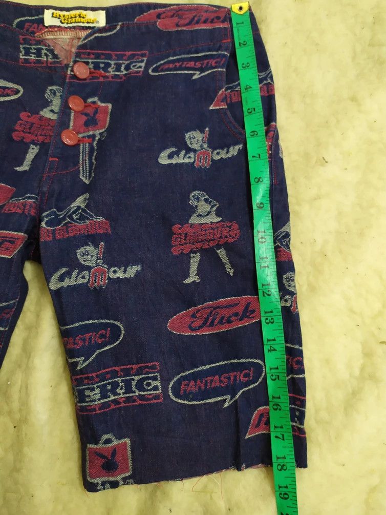 Hysteric Glamour Rare! Hysteric Glamour Fullprint Fuck for Women Short Pants Size 30" / US 8 / IT 44 - 14 Thumbnail