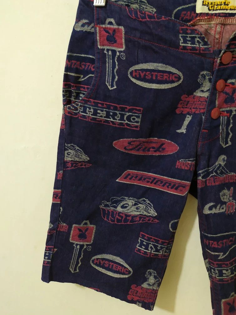 Hysteric Glamour Rare! Hysteric Glamour Fullprint Fuck for Women Short Pants Size 30" / US 8 / IT 44 - 2 Thumbnail