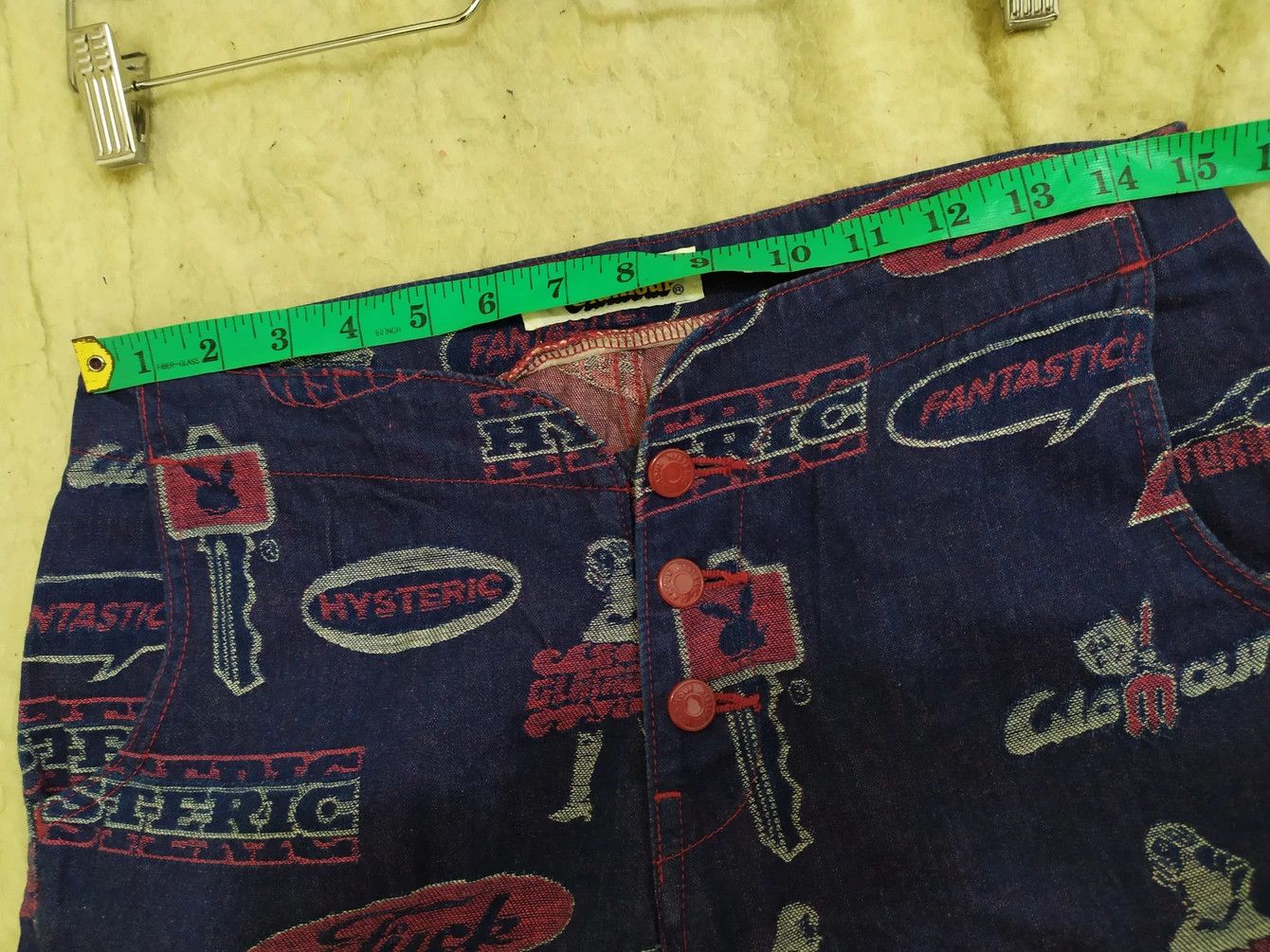 Hysteric Glamour Rare! Hysteric Glamour Fullprint Fuck for Women Short Pants Size 30" / US 8 / IT 44 - 13 Thumbnail