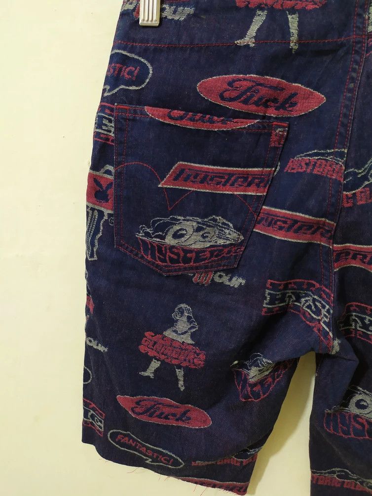 Hysteric Glamour Rare! Hysteric Glamour Fullprint Fuck for Women Short Pants Size 30" / US 8 / IT 44 - 7 Thumbnail