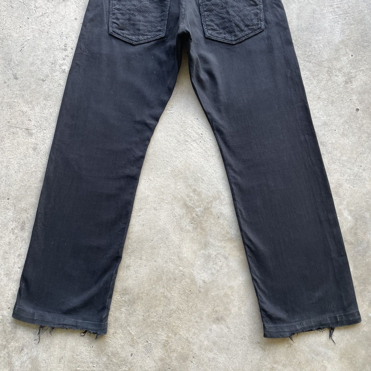 Karl Kani Vintage Karl Kani Black Distressed Denim Jeans Pants W32 Size US 32 / EU 48 - 10 Thumbnail