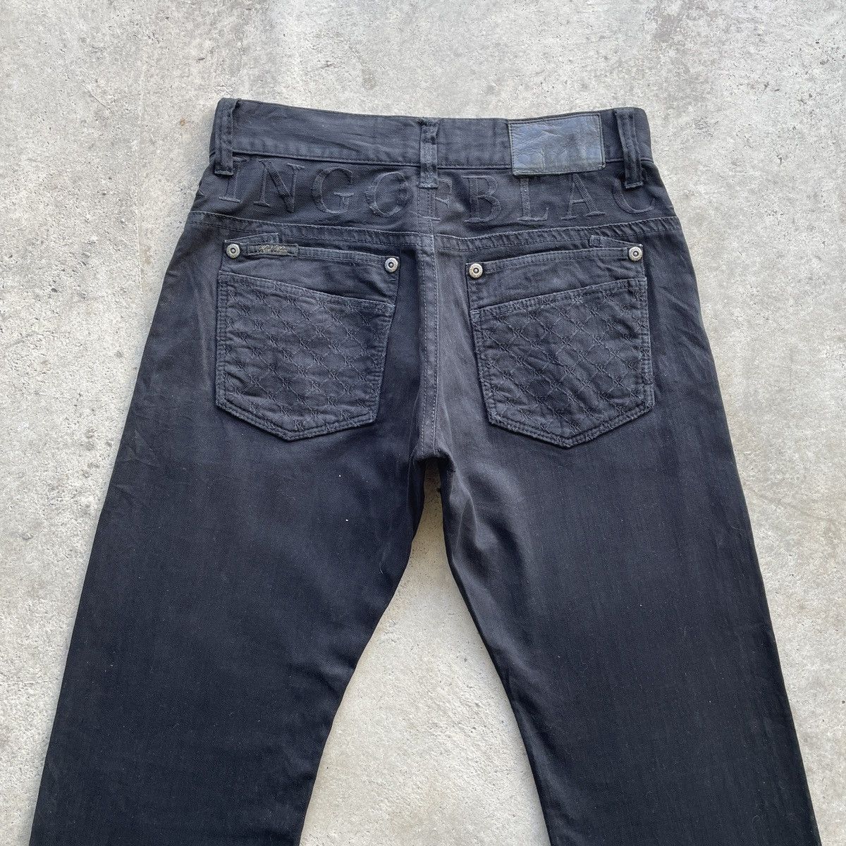 Karl Kani Vintage Karl Kani Black Distressed Denim Jeans Pants W32 Size US 32 / EU 48 - 11 Thumbnail