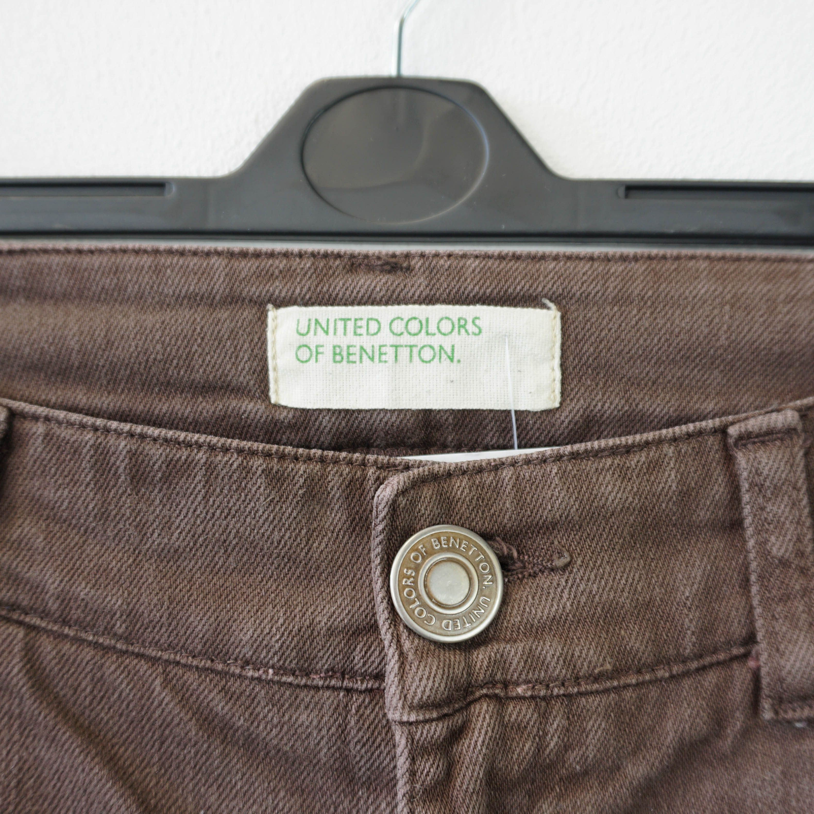 United Colors Of Benetton Brown Essential Jeans Size 28" / US 6 / IT 42 - 3 Thumbnail