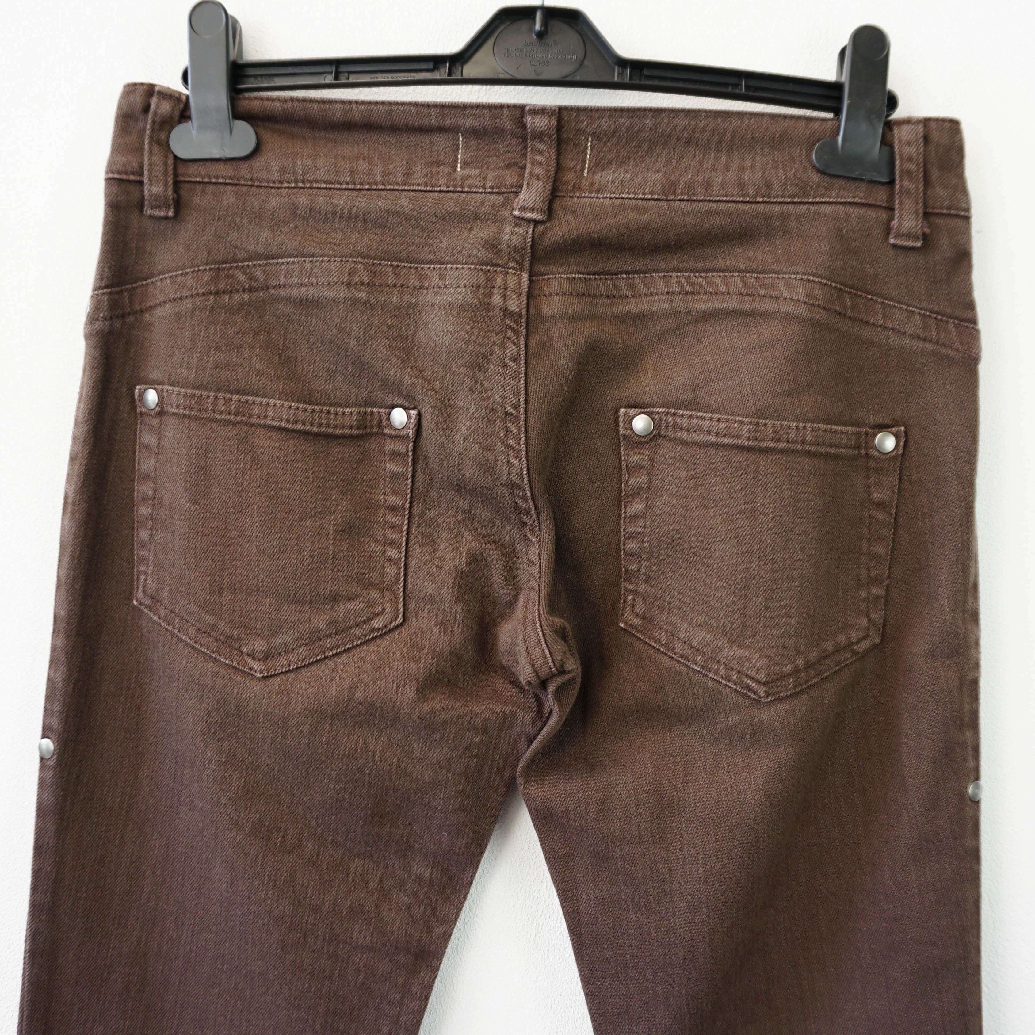 United Colors Of Benetton Brown Essential Jeans Size 28" / US 6 / IT 42 - 4 Thumbnail