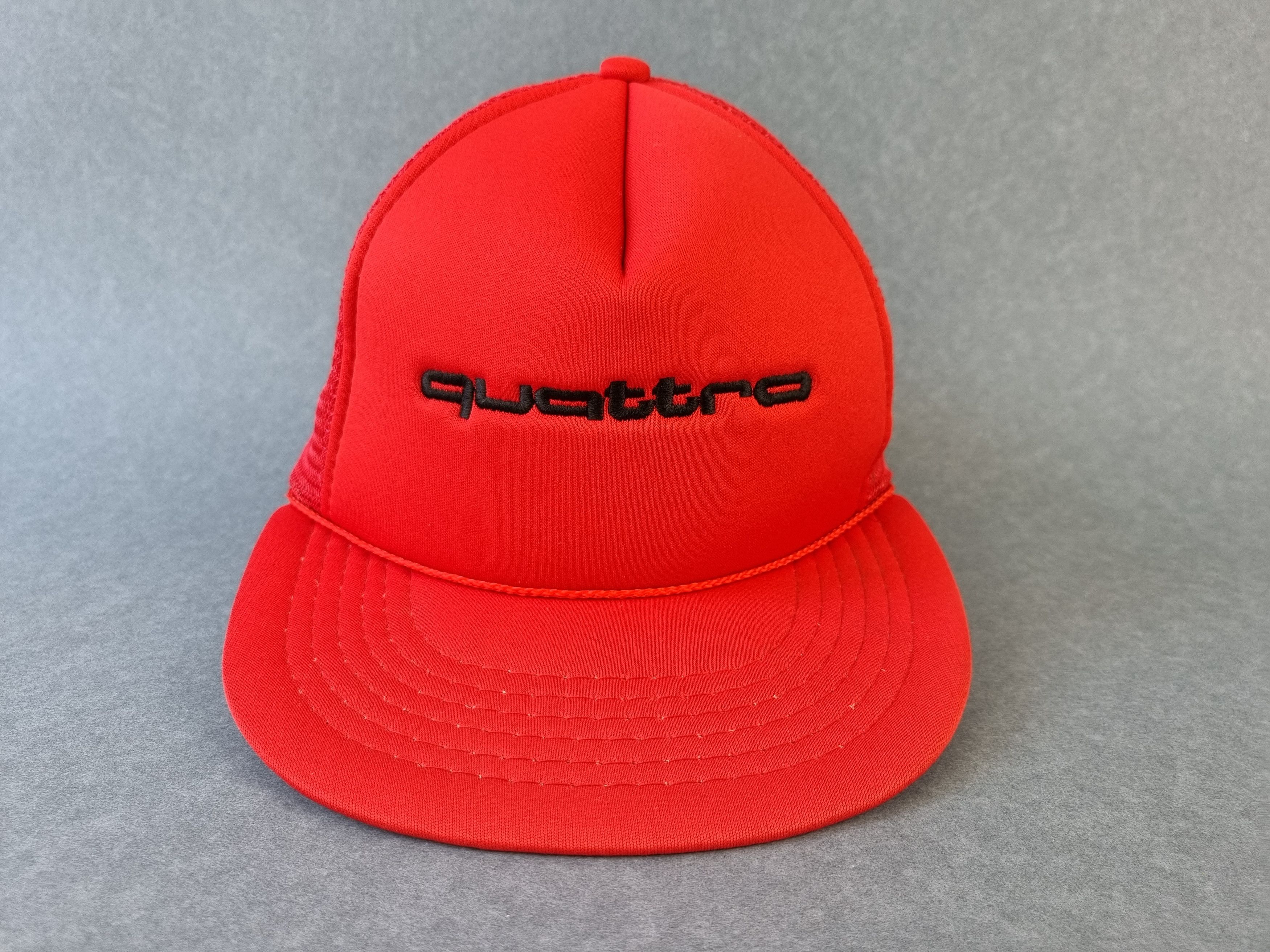 Vintage Rare 80s AUDI Quattro Embroidered Cap Size ONE SIZE - 2 Thumbnail