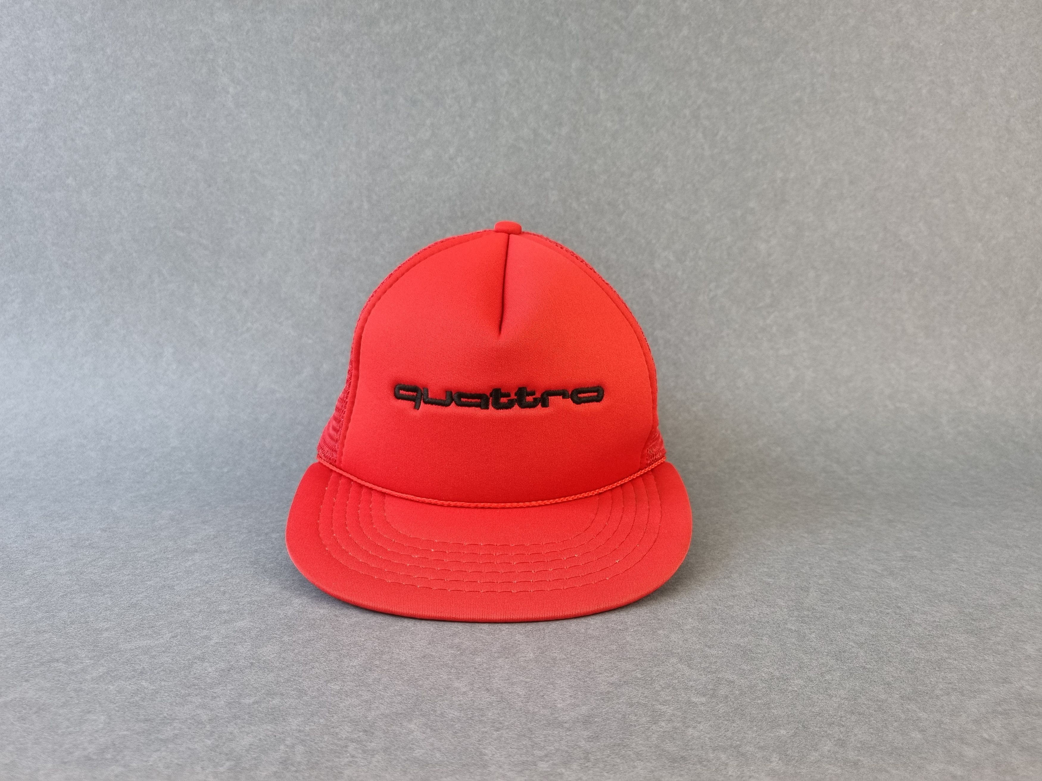 Vintage Rare 80s AUDI Quattro Embroidered Cap Size ONE SIZE - 1 Thumbnail