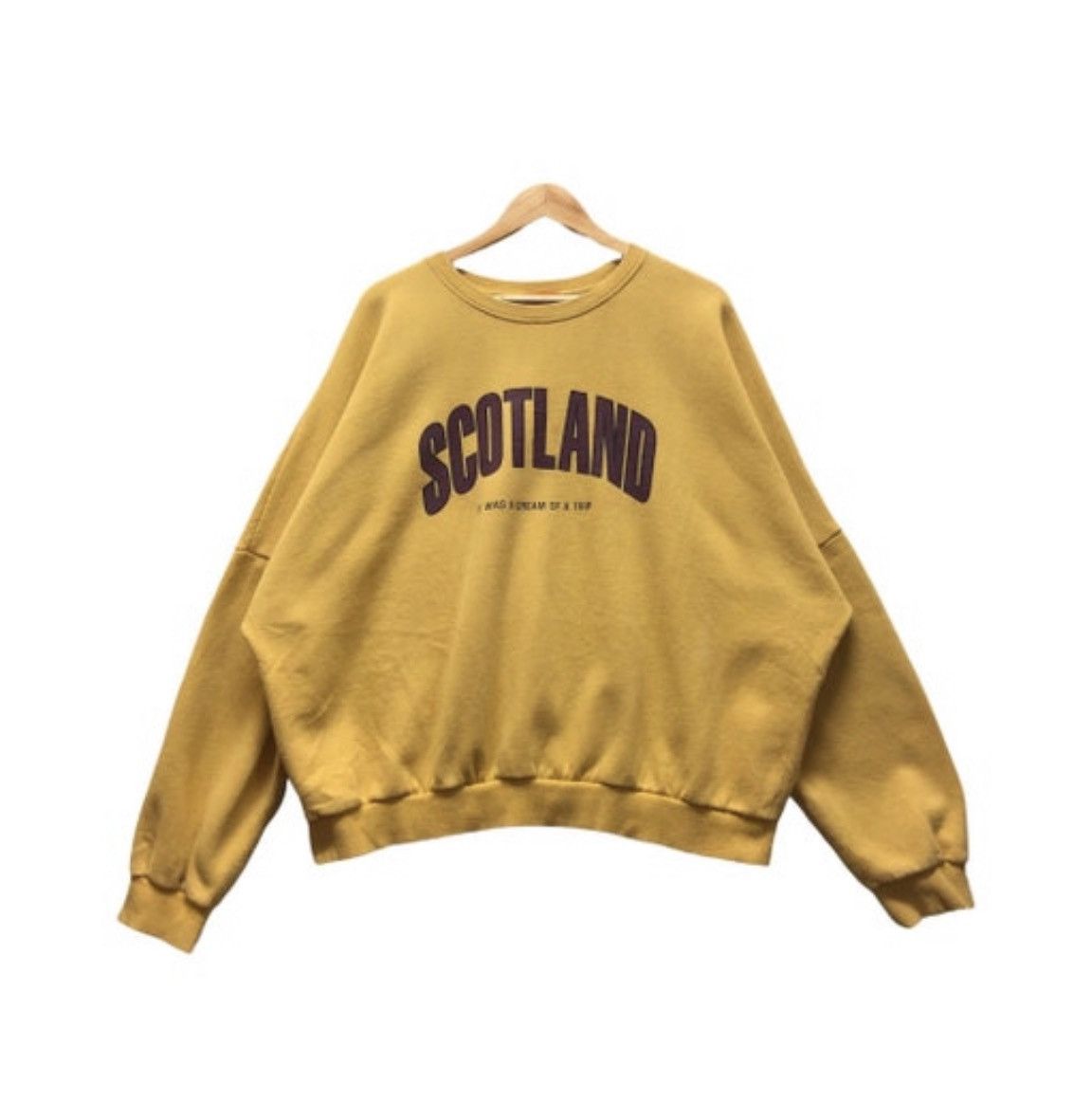 Scotland Sweatshirt Biglogo Spellout Jumper Sweater
