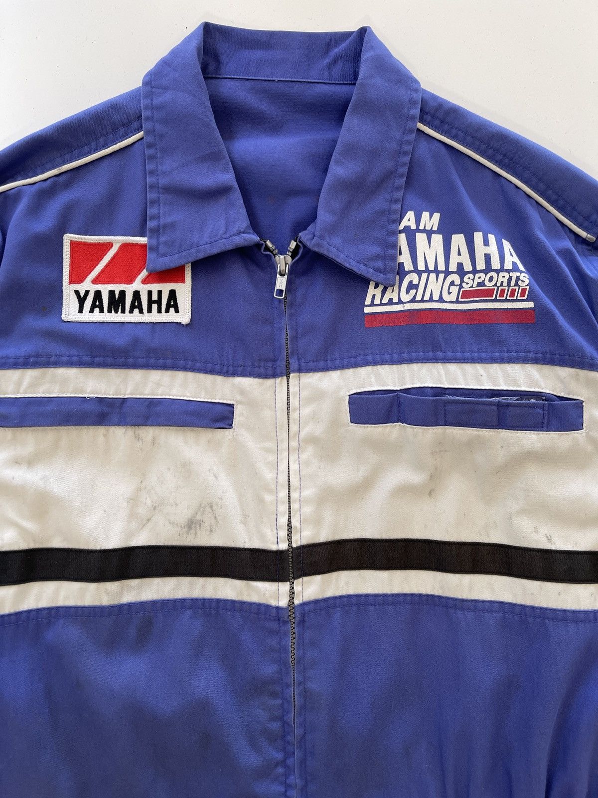 Vintage Vintage Yamaha Racing Team Coverall Size US 36 / EU 52 - 4 Thumbnail