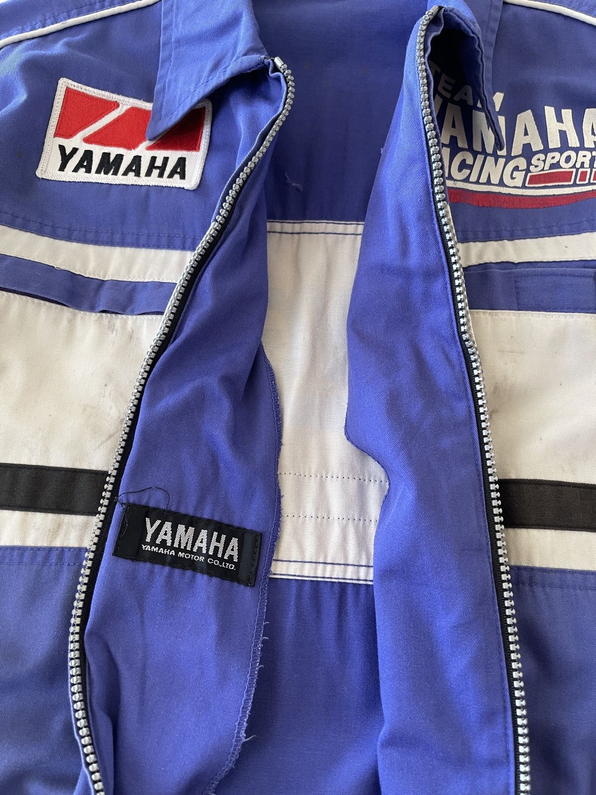 Vintage Vintage Yamaha Racing Team Coverall Size US 36 / EU 52 - 7 Thumbnail