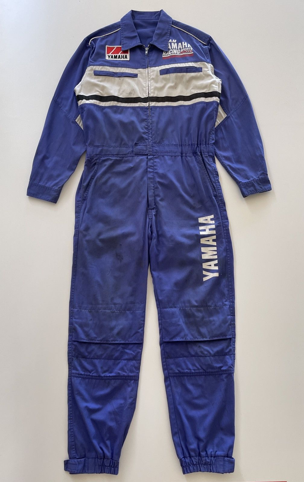 Vintage Vintage Yamaha Racing Team Coverall Size US 36 / EU 52 - 2 Thumbnail