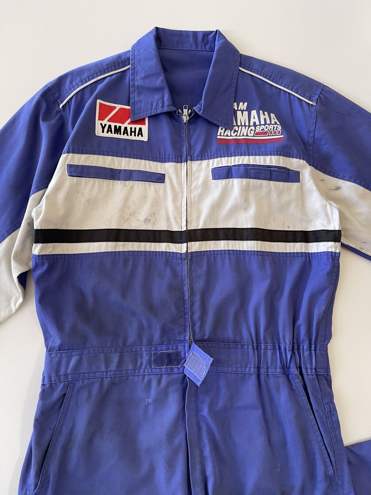 Vintage Vintage Yamaha Racing Team Coverall Size US 36 / EU 52 - 8 Thumbnail