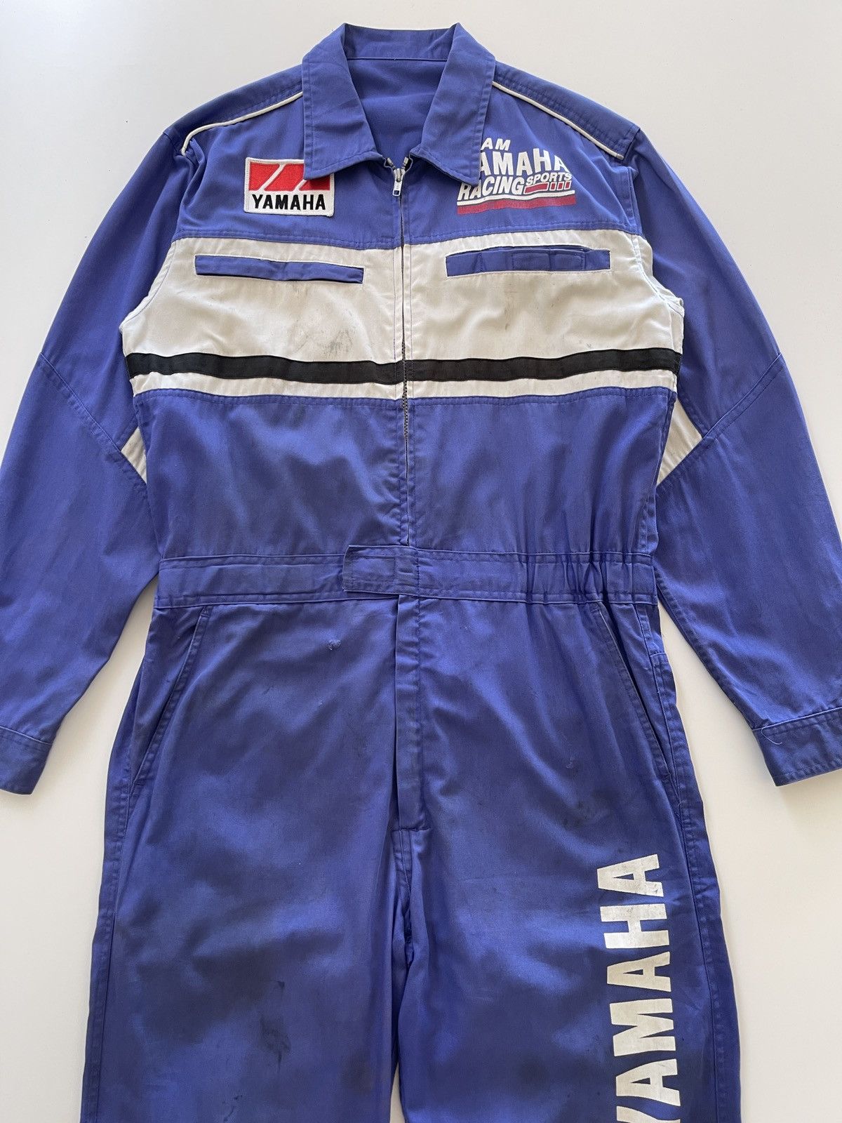 Vintage Vintage Yamaha Racing Team Coverall Size US 36 / EU 52 - 15 Thumbnail