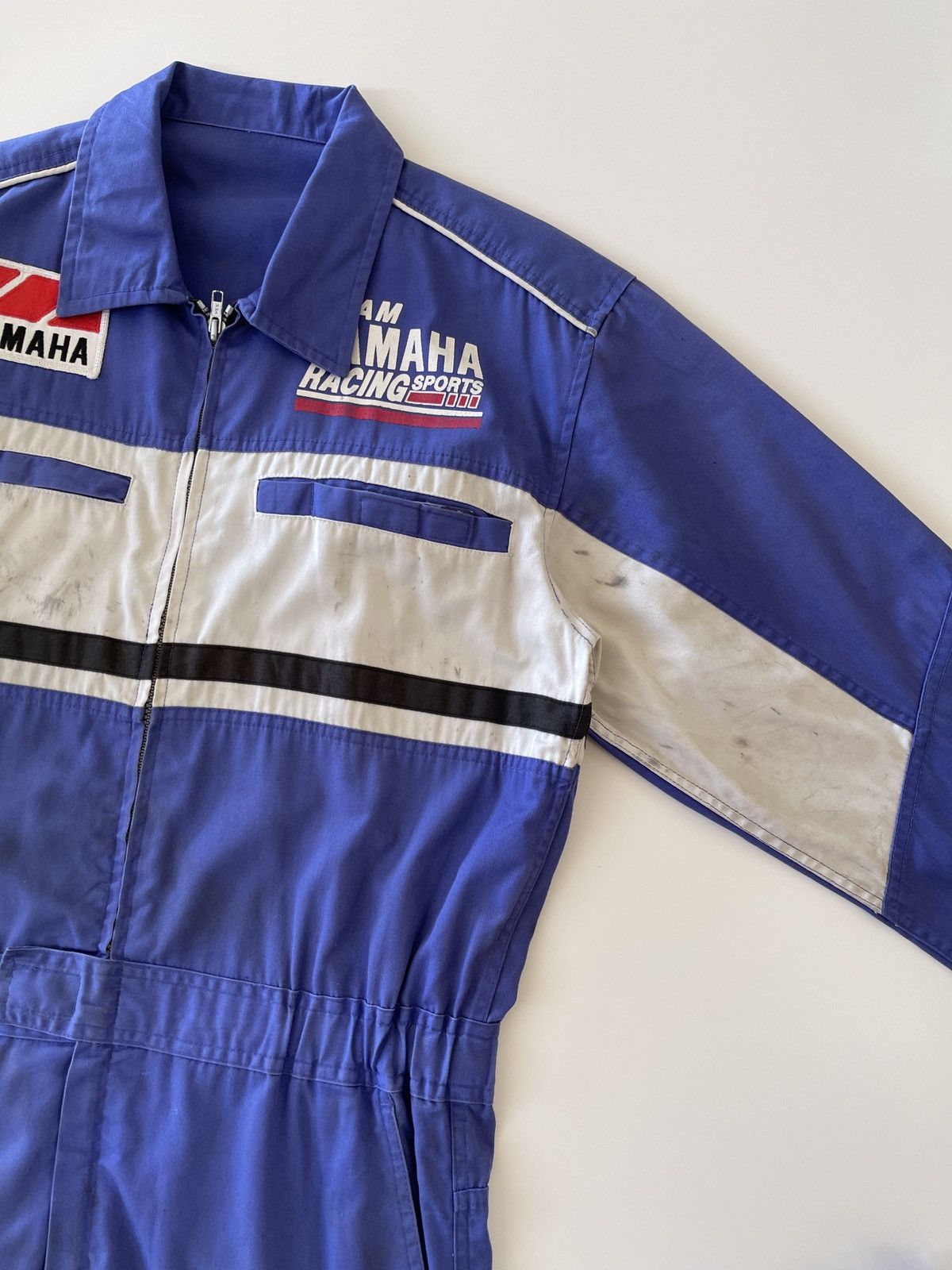 Vintage Vintage Yamaha Racing Team Coverall Size US 36 / EU 52 - 10 Thumbnail