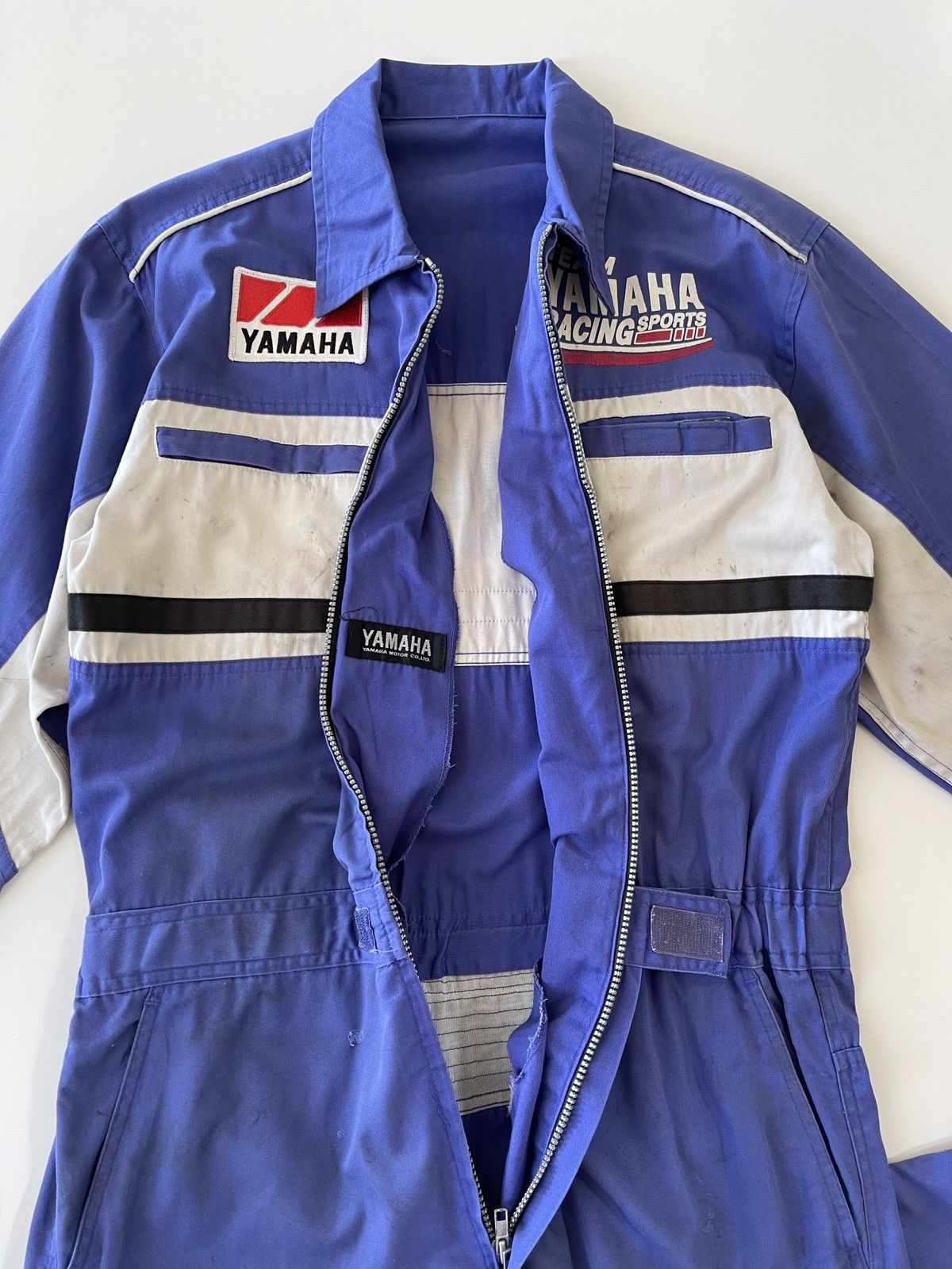 Vintage Vintage Yamaha Racing Team Coverall Size US 36 / EU 52 - 6 Thumbnail