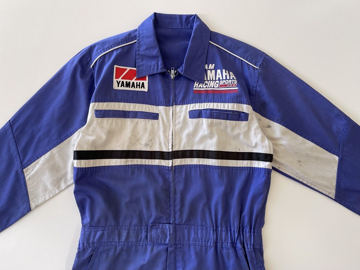 Vintage Vintage Yamaha Racing Team Coverall Size US 36 / EU 52 - 9 Thumbnail