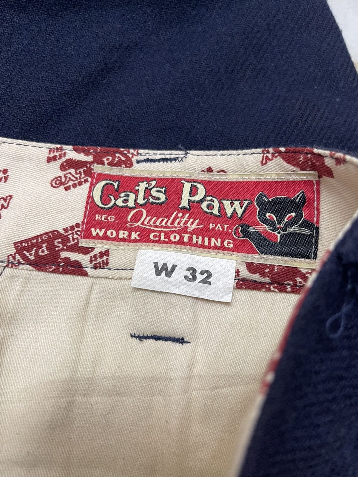Toyo Enterprises Cats paw X Beams Toyo enterprises Work Indigo Trousers Size US 35 - 6 Thumbnail