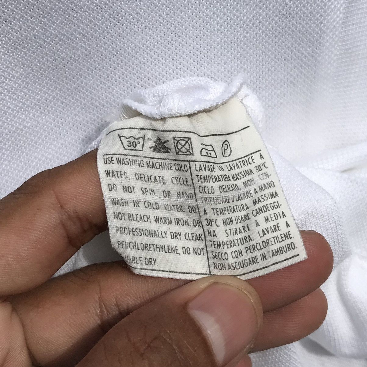 Salvatore Ferragamo × Vintage Vintage 90s Salvatore Ferragamo Polo Tee Salvatore Ferragamo Size US S / EU 44-46 / 1 - 9 Thumbnail