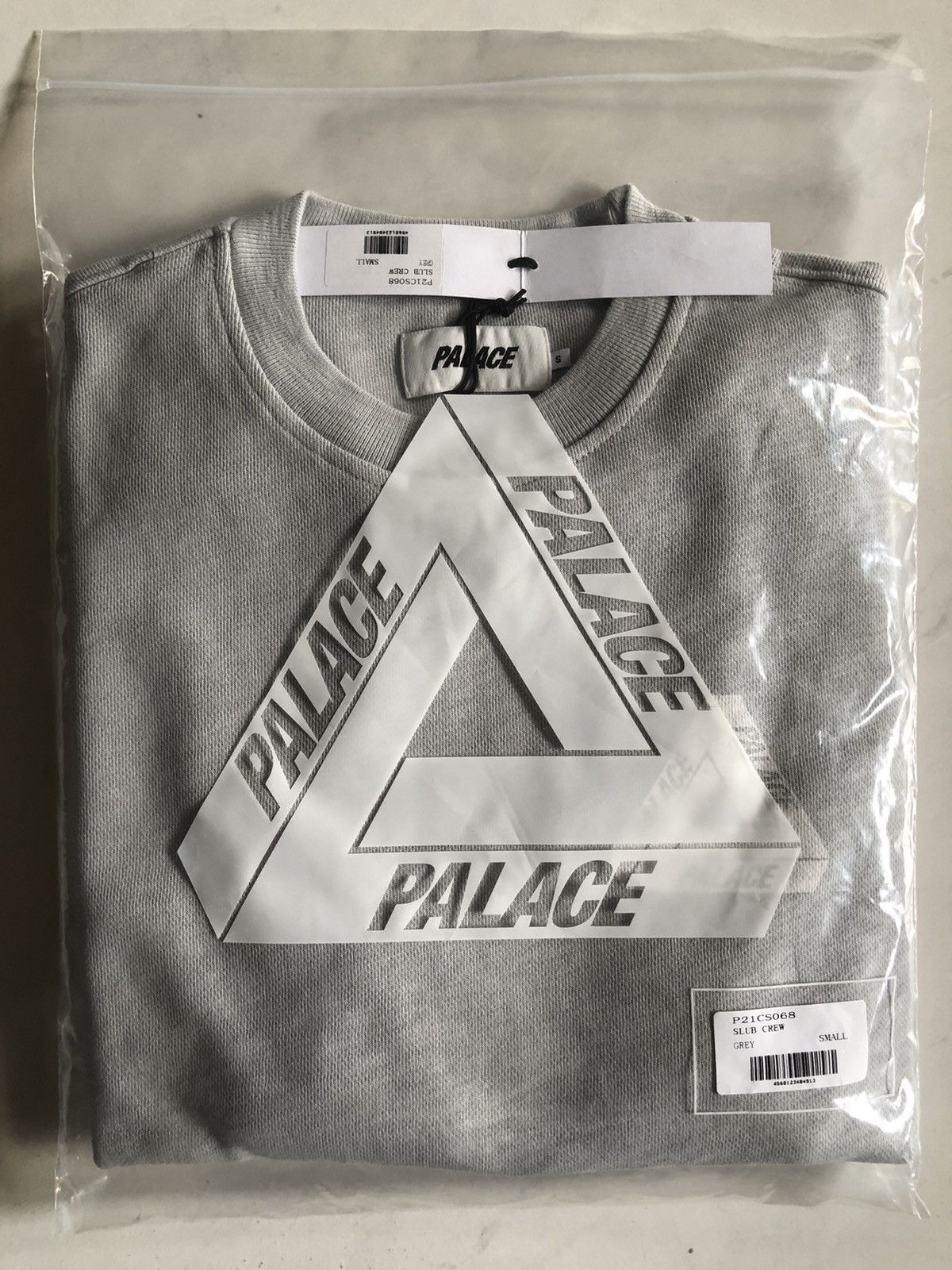 Palace Grey Palace slub crew neck sweatshirt small size original Size US S / EU 44-46 / 1 - 2 Thumbnail