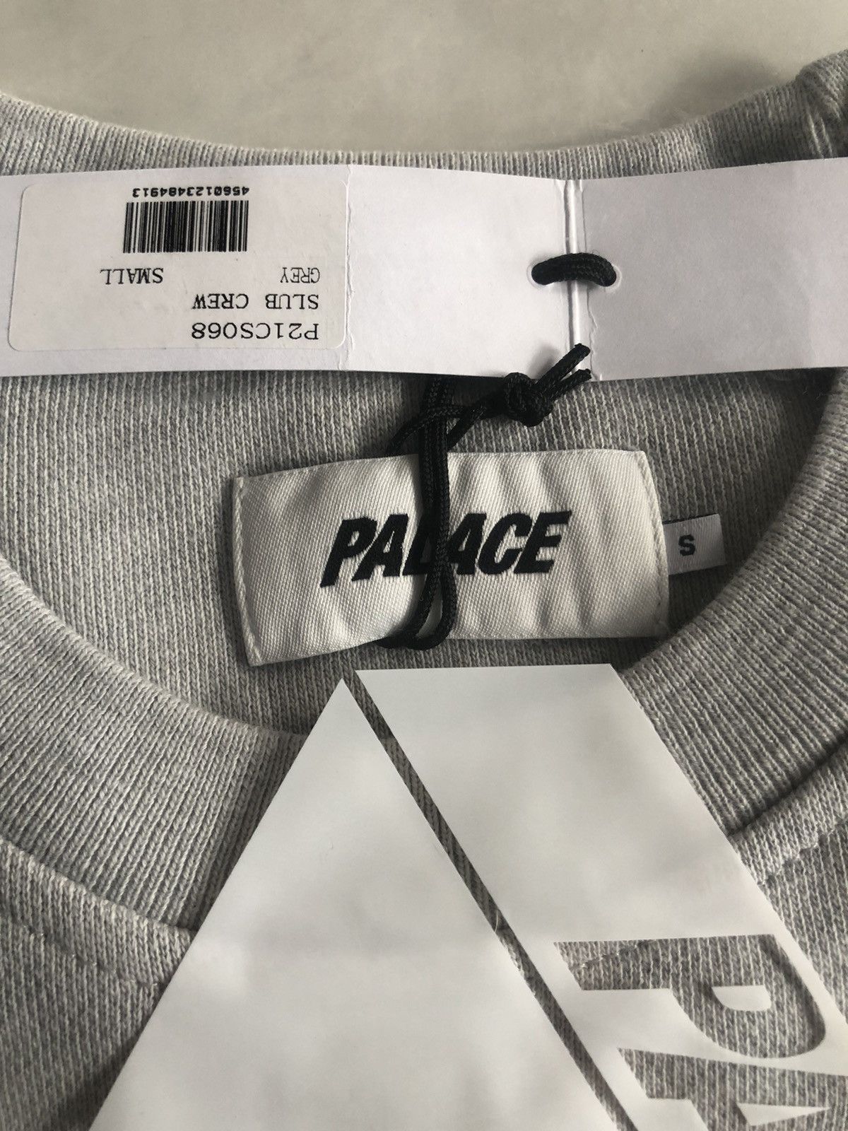 Palace Grey Palace slub crew neck sweatshirt small size original Size US S / EU 44-46 / 1 - 3 Thumbnail