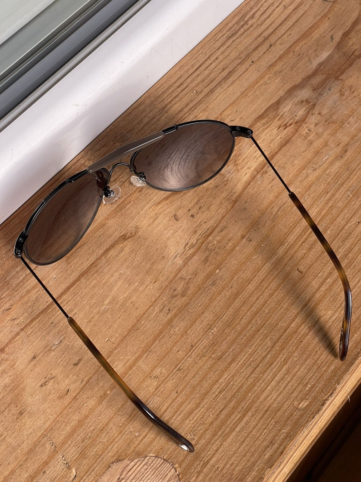 Givenchy × Vintage Givenchy aviator sunglasses Women's SGV A49 Havana Size ONE SIZE - 5 Thumbnail