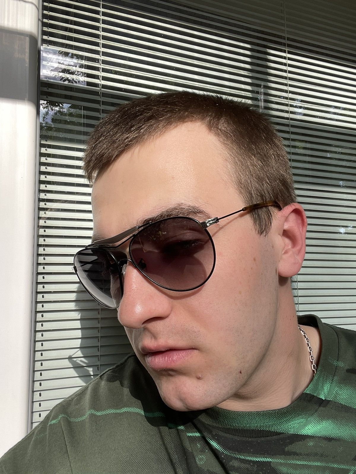 Givenchy × Vintage Givenchy aviator sunglasses Women's SGV A49 Havana Size ONE SIZE - 2 Thumbnail