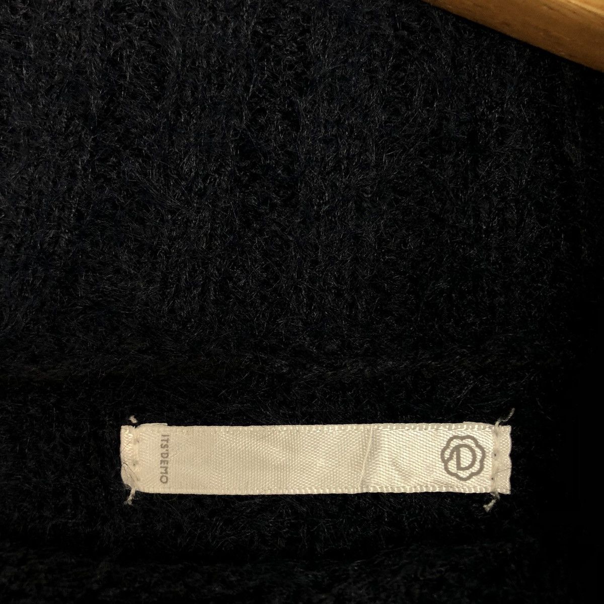 Homespun Knitwear × Japanese Brand DL Japan Dark Blue Mohair Shag Shaggy Knitwear #B629 Size L / US 10 / IT 46 - 11 Thumbnail