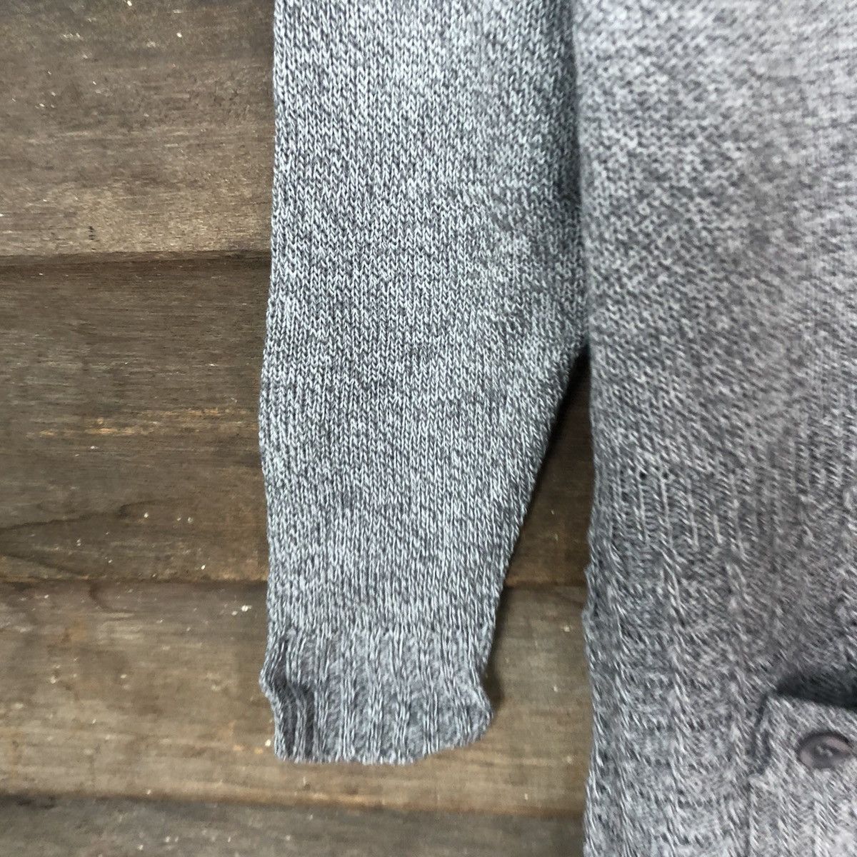 Homespun Knitwear × Japanese Brand × Vintage PolpoA japan vintage knitwear Grey Cardigan #512B Size US L / EU 52-54 / 3 - 6 Thumbnail