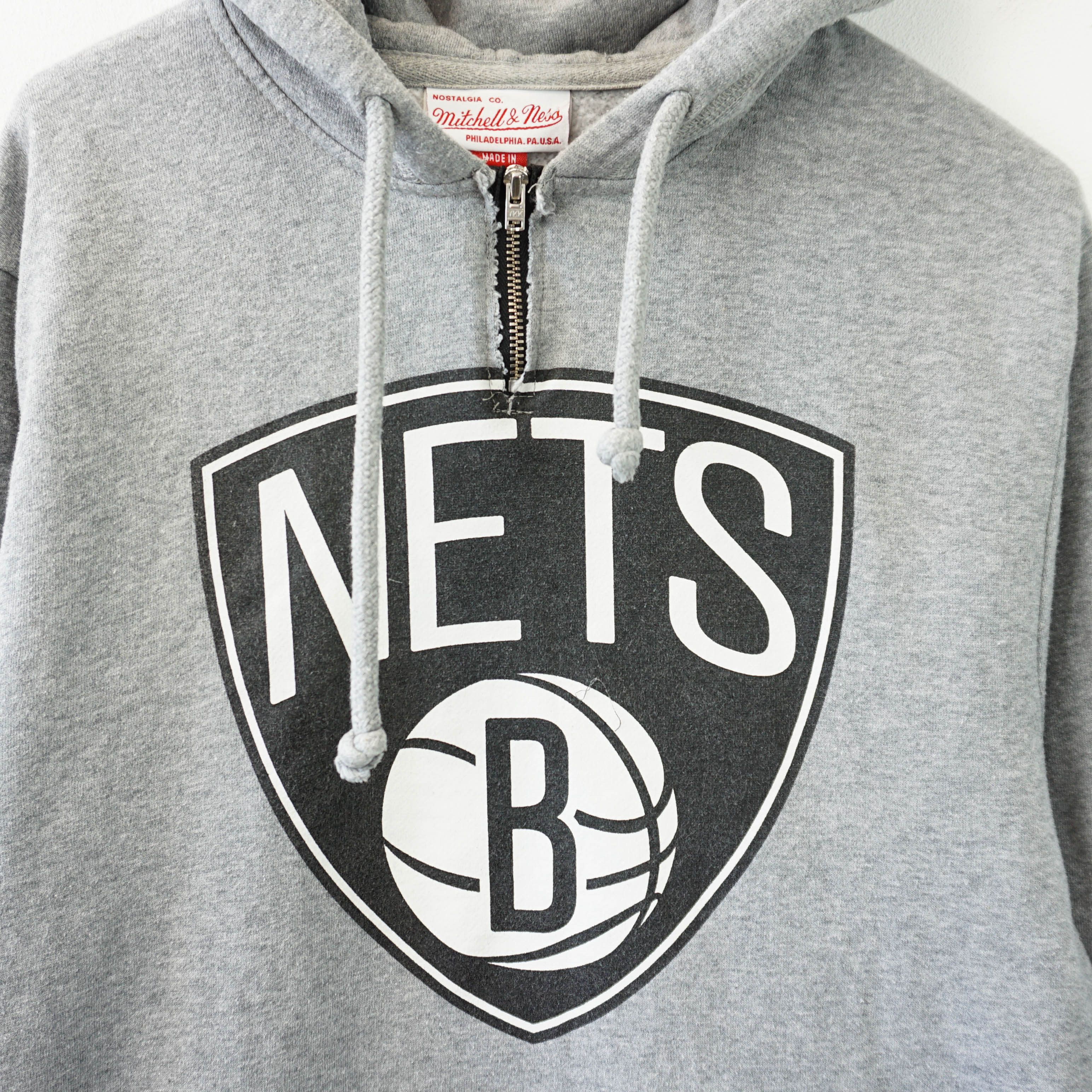 Mitchell & Ness × NBA Essential Graphic Logo Brooklyn Nets NBA Hoodie Size S / US 4 / IT 40 - 2 Thumbnail