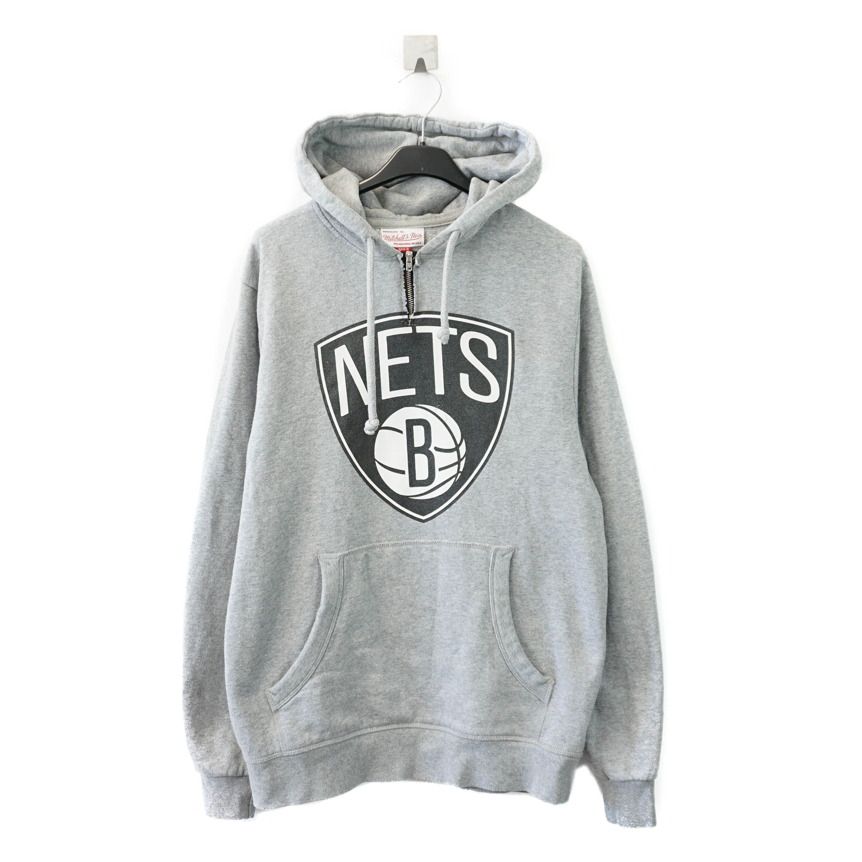 Mitchell & Ness × NBA Essential Graphic Logo Brooklyn Nets NBA Hoodie Size S / US 4 / IT 40 - 1 Thumbnail