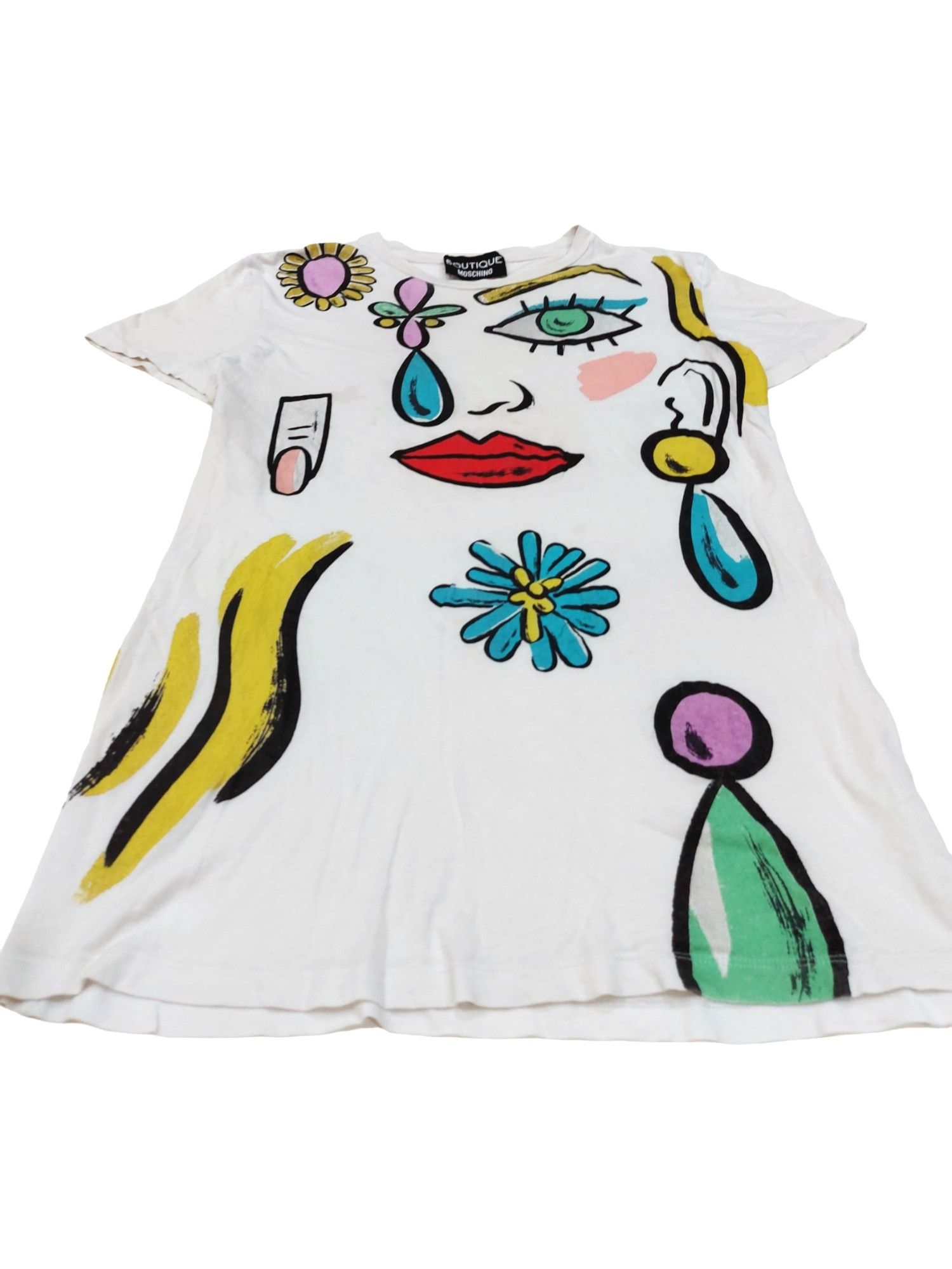 Moschino Rare! Boutique Moschino Designer Pop Art Tee Size M / US 6-8 / IT 42-44 - 4 Thumbnail