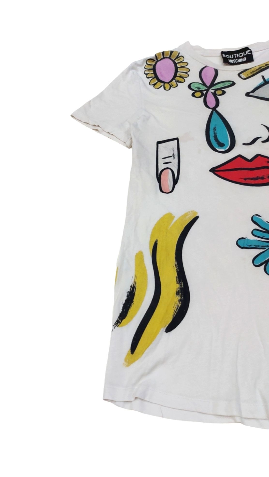Moschino Rare! Boutique Moschino Designer Pop Art Tee Size M / US 6-8 / IT 42-44 - 2 Thumbnail