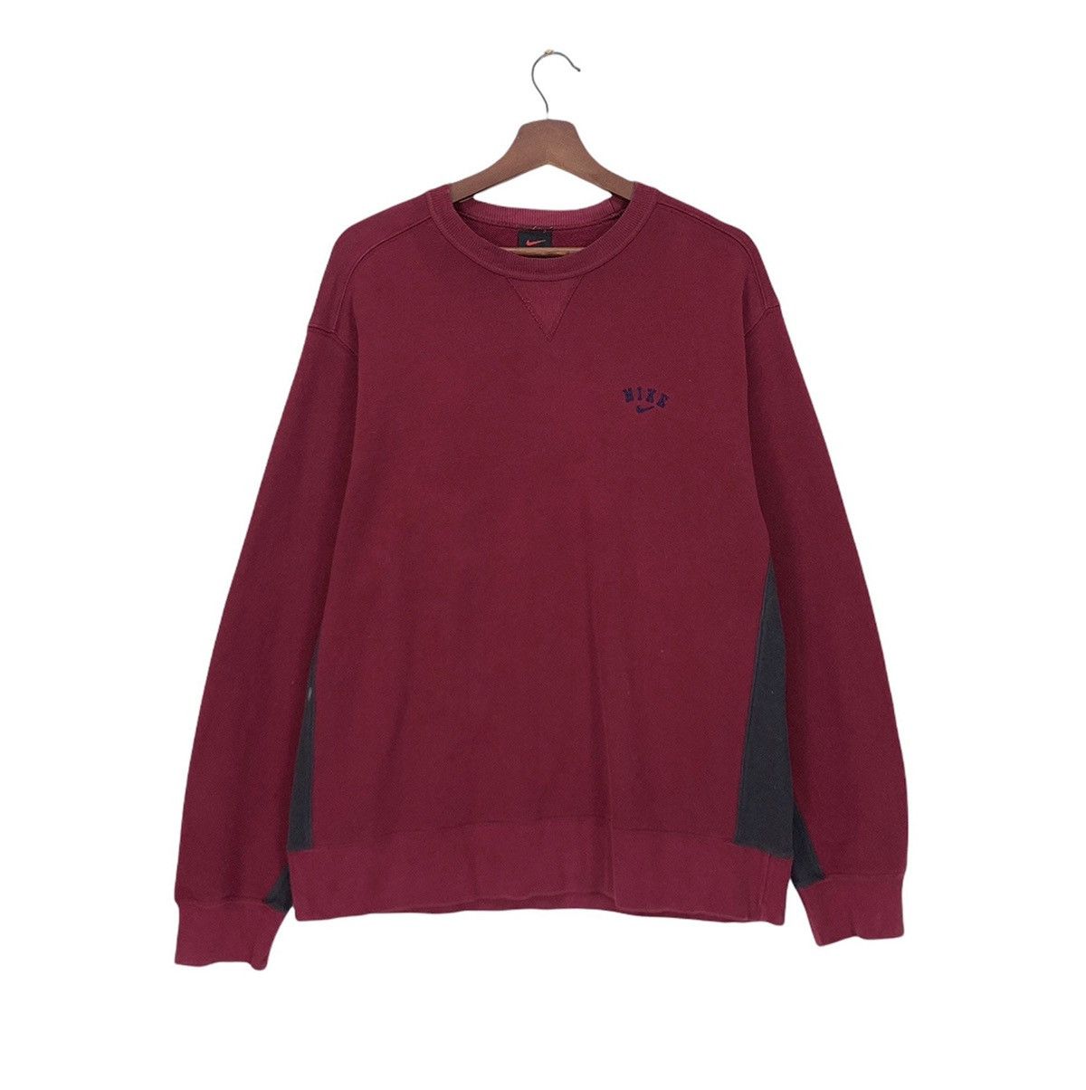 Nike × Vintage Rare! Nike Small Swoosh Crewneck Sweatshirt Size US M / EU 48-50 / 2 - 1 Thumbnail
