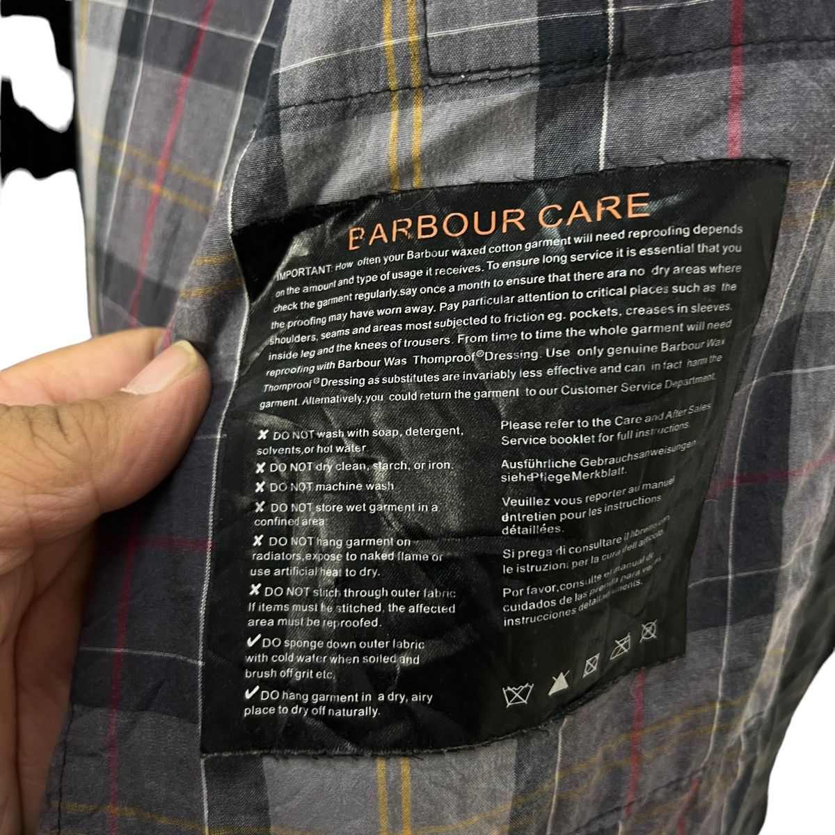 Barbour VINTAGE WAX JAXCKET BARBOUR BONDAGE PARACHUTE DESIGN Size US S / EU 44-46 / 1 - 14 Thumbnail