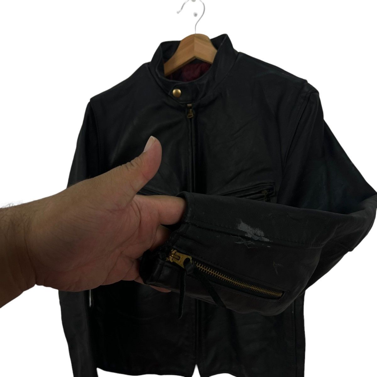 Schott 🔥641XX VTG 60’s SCHOTT PERFECTO GENUINE LEATHER JACKET USA Size US S / EU 44-46 / 1 - 6 Thumbnail