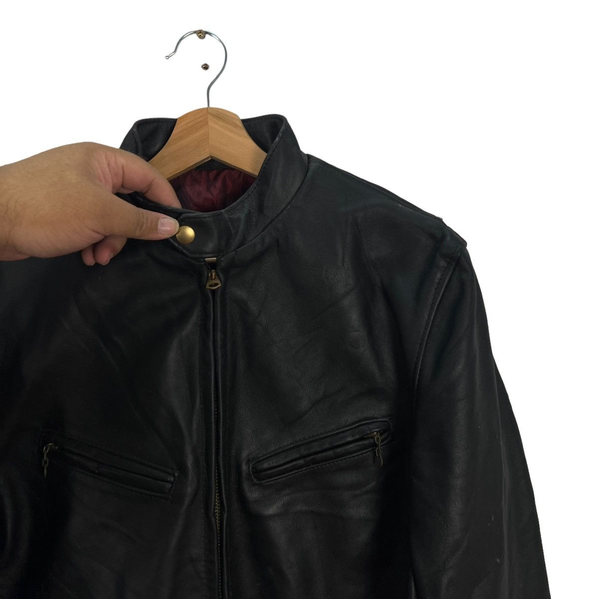 Schott 🔥641XX VTG 60’s SCHOTT PERFECTO GENUINE LEATHER JACKET USA Size US S / EU 44-46 / 1 - 7 Thumbnail