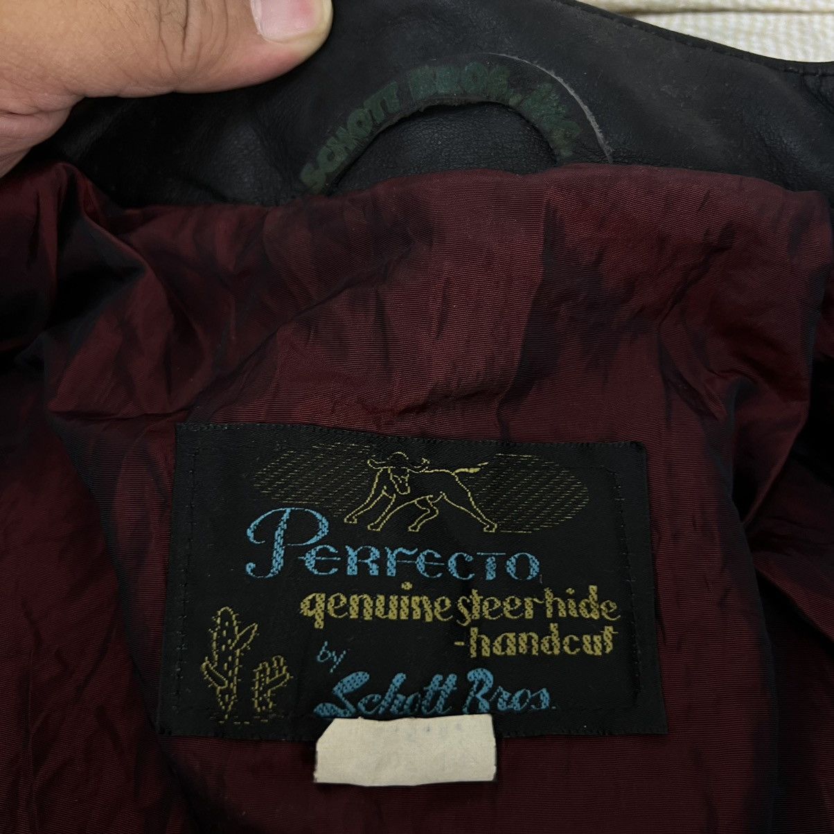 Schott 🔥641XX VTG 60’s SCHOTT PERFECTO GENUINE LEATHER JACKET USA Size US S / EU 44-46 / 1 - 14 Thumbnail