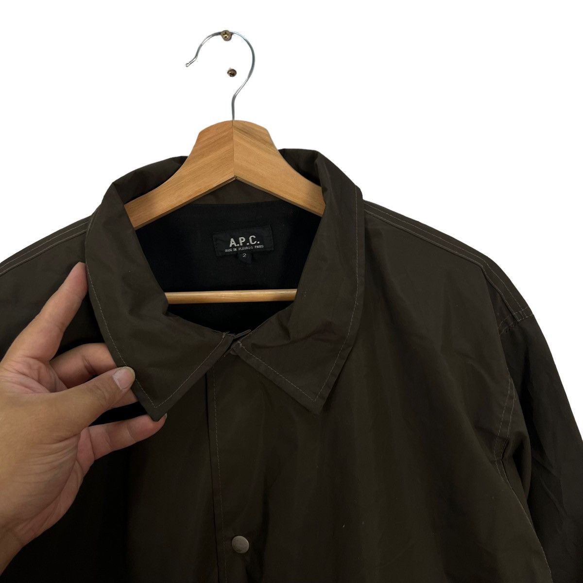 A.P.C. RARE APC STUDER BIG LOGO INSPIRED BY ISSEY MIYAKE Size US M / EU 48-50 / 2 - 7 Thumbnail