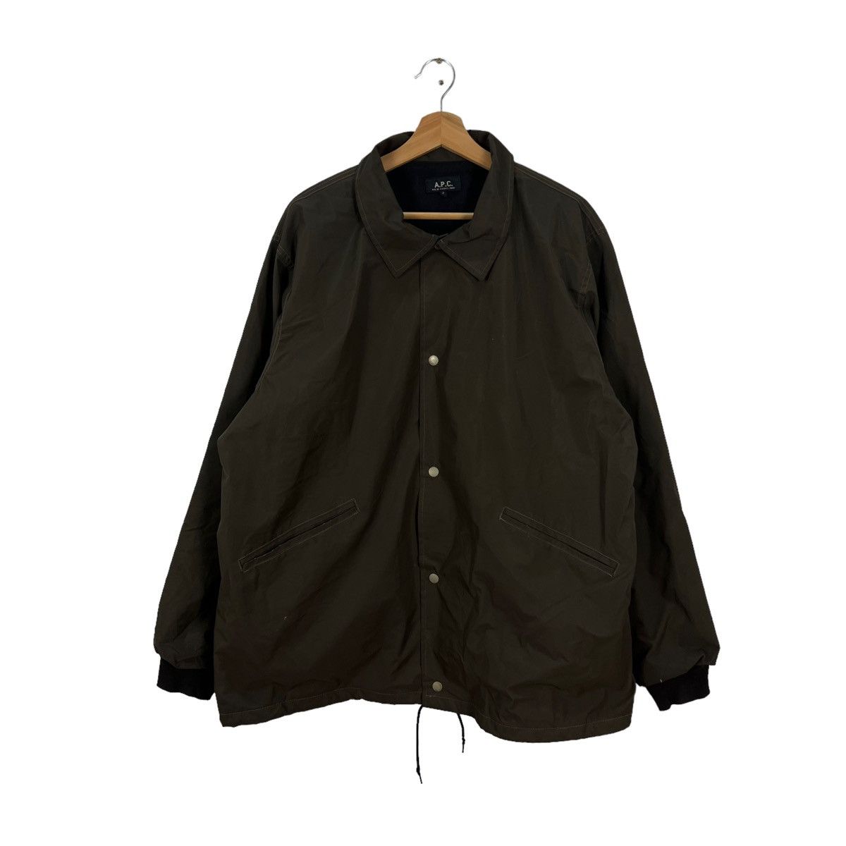 A.P.C. RARE APC STUDER BIG LOGO INSPIRED BY ISSEY MIYAKE Size US M / EU 48-50 / 2 - 2 Thumbnail