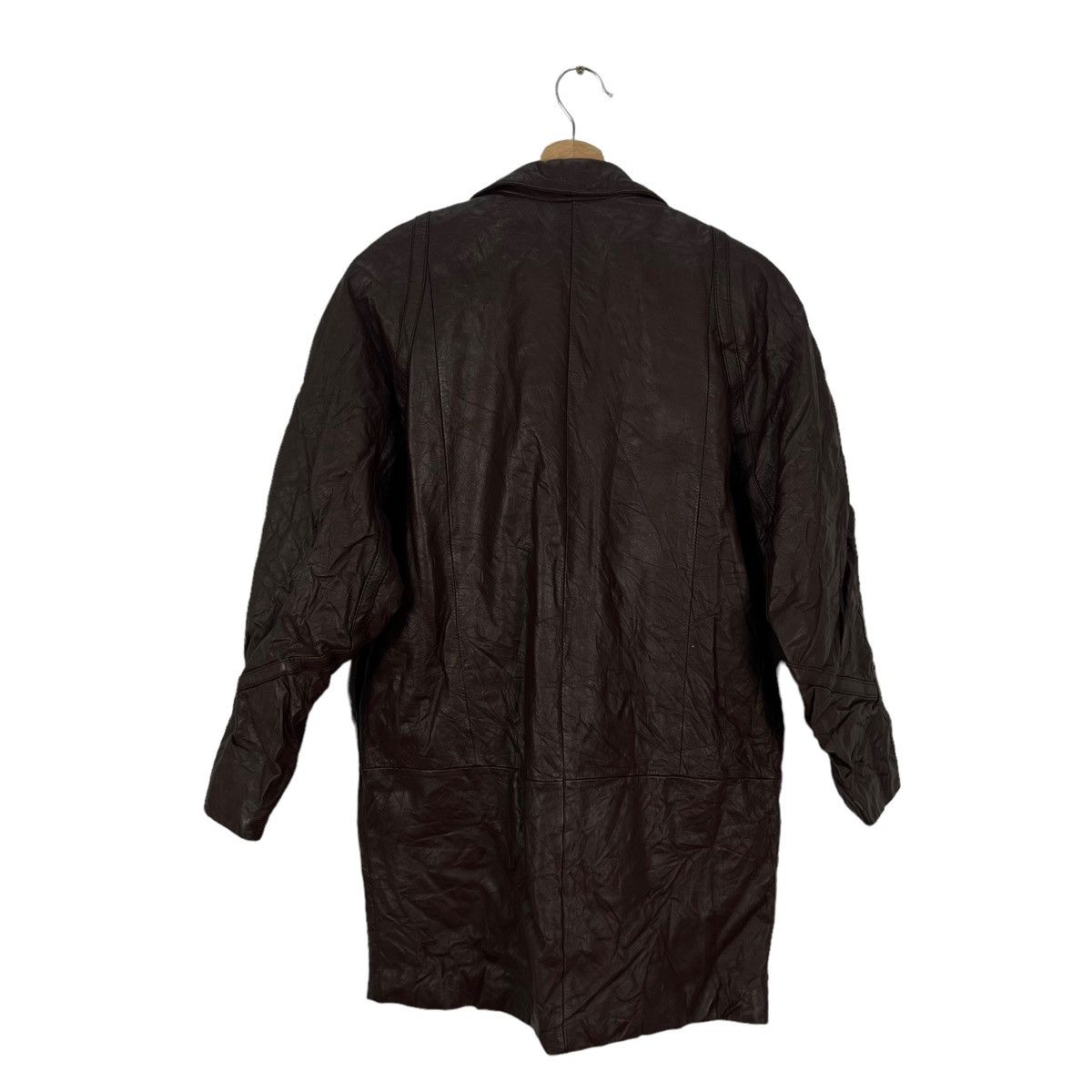 Vintage VINTAGE LEATHER JACKET ELCOLINT NEW NAP DOUBLE BREAST DESIGN Size US M / EU 48-50 / 2 - 5 Thumbnail