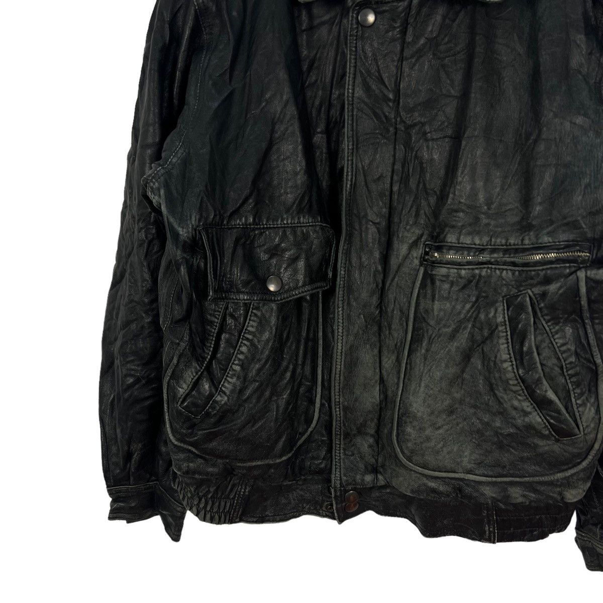 Aero Leathers VINTAGE GENUINE LEATHER JACKET IVAN DONATO MADE IN ITALY Size US M / EU 48-50 / 2 - 4 Thumbnail