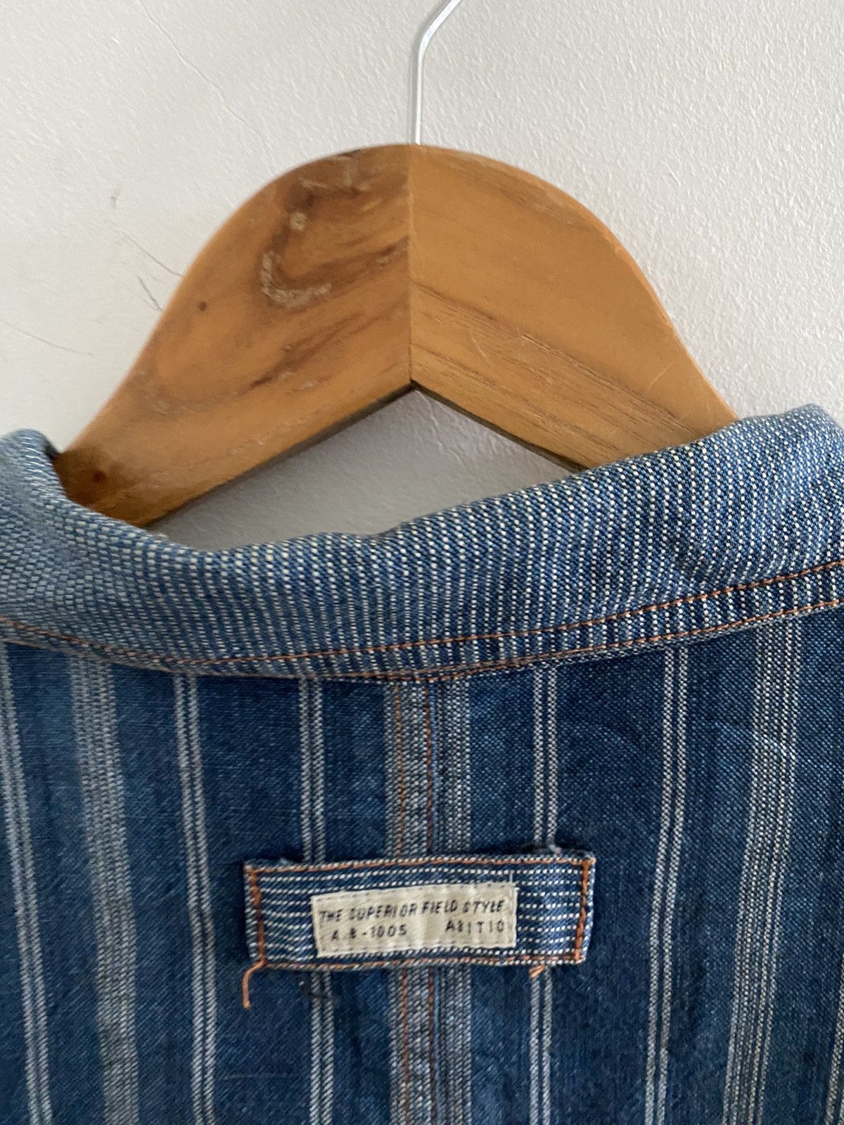 Blue Blue Japan × Hysteric Glamour × Japanese Brand 🇯🇵Vintage Abitio Indigo Pachwork Jacket Visvim kapital design Size US L / EU 52-54 / 3 - 16 Thumbnail