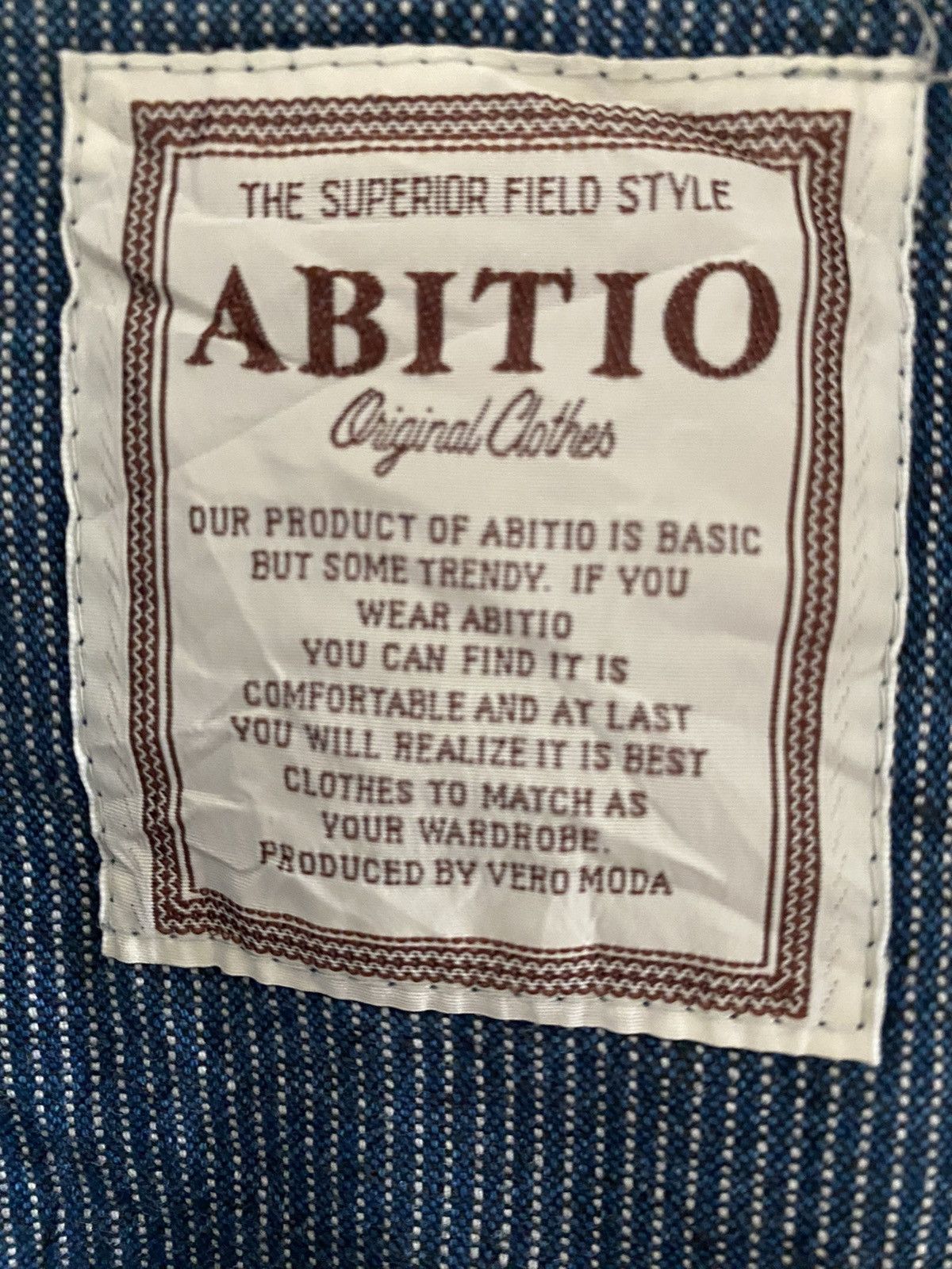 Blue Blue Japan × Hysteric Glamour × Japanese Brand 🇯🇵Vintage Abitio Indigo Pachwork Jacket Visvim kapital design Size US L / EU 52-54 / 3 - 14 Thumbnail