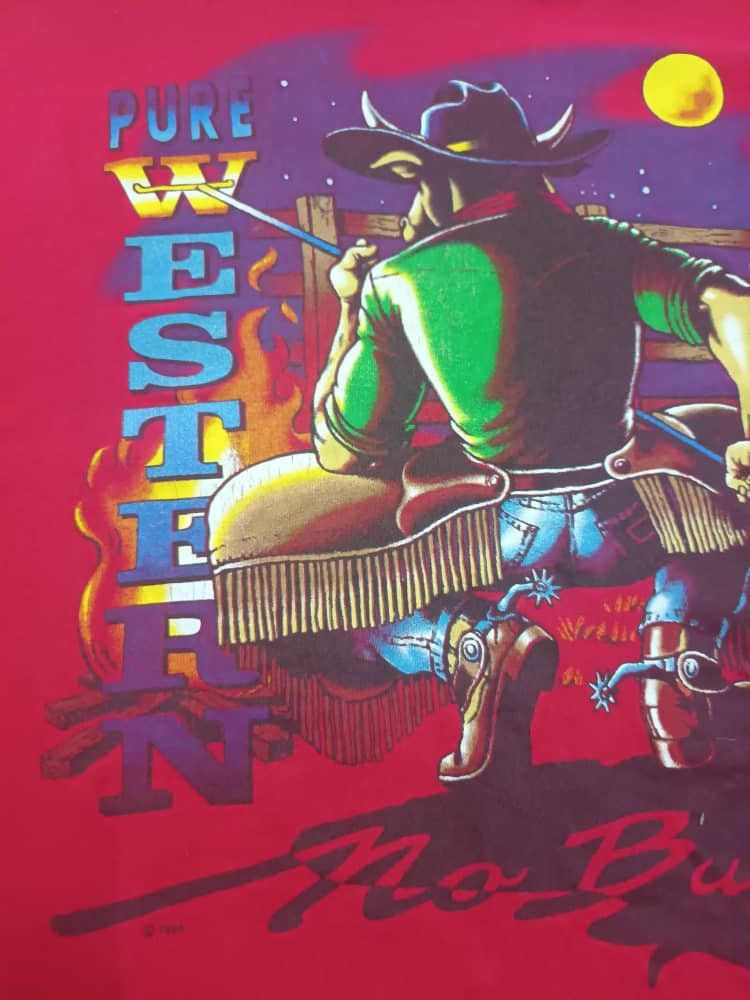 Vintage 🔥 VINTAGE‼️ COWBOY PURE WESTERN MADE IN USA 🔥 Size US L / EU 52-54 / 3 - 5 Thumbnail