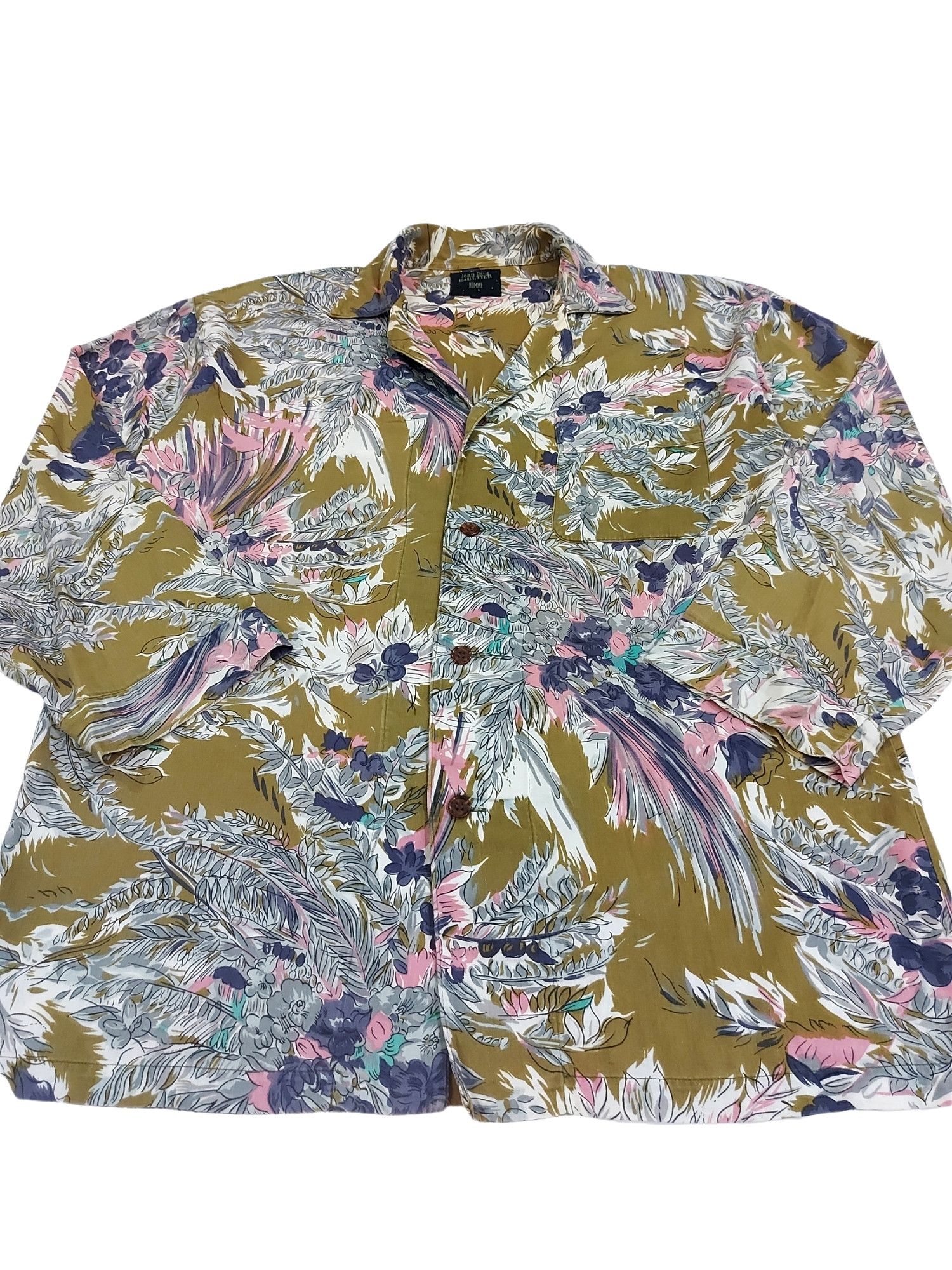 Jean Paul Gaultier Rare! Jean Paul Gaultier Homme Floral Size US L / EU 52-54 / 3 - 5 Thumbnail
