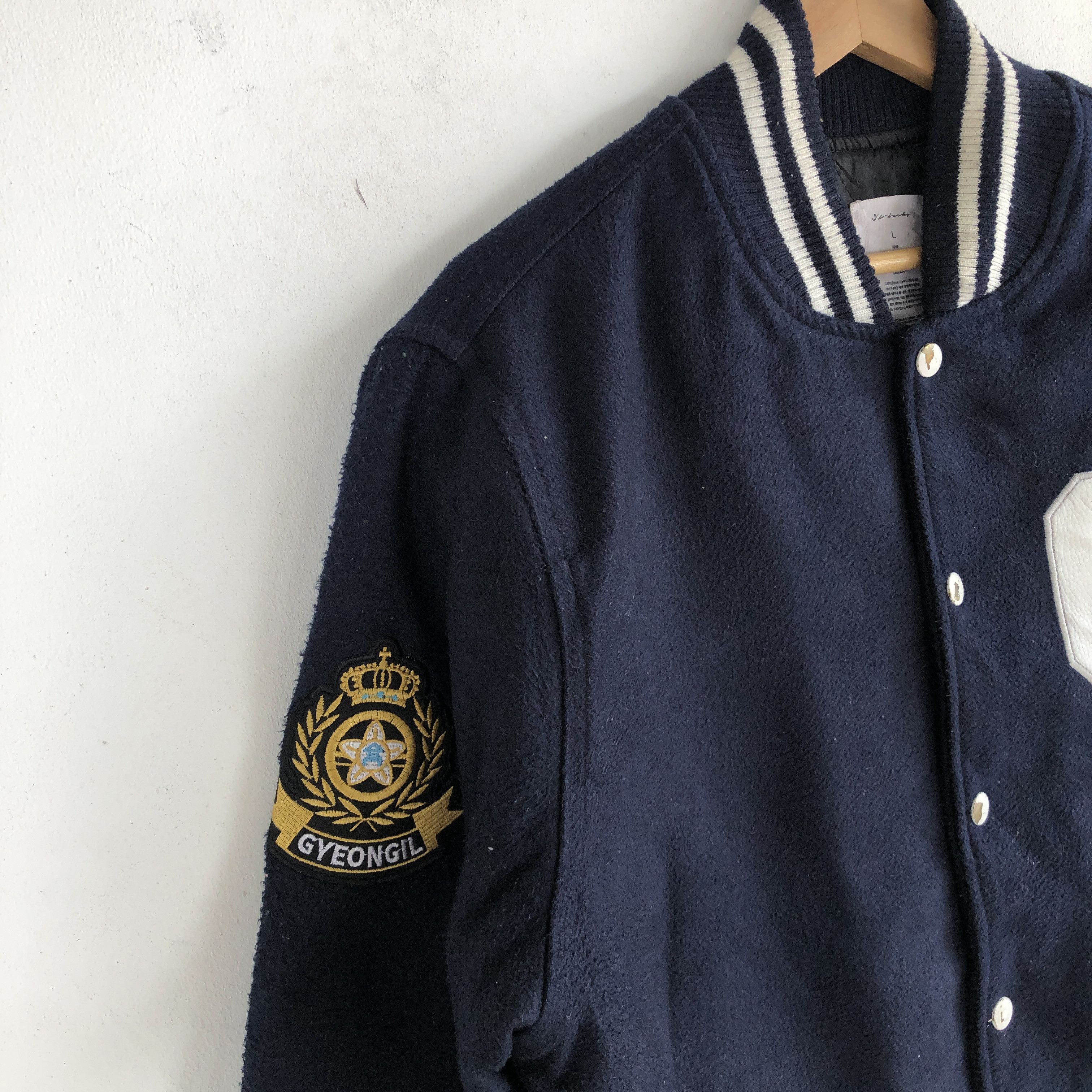 Vintage Gyeongil High School Varsity Jacket Letterman Wool Jacket Size US M / EU 48-50 / 2 - 6 Thumbnail