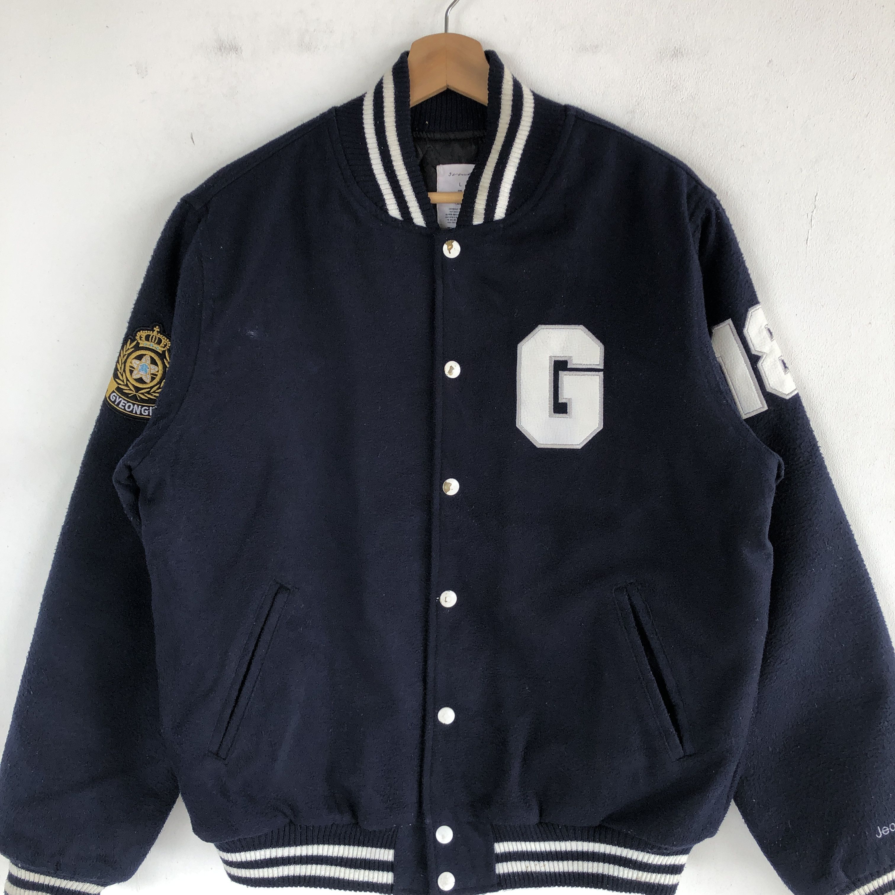 Vintage Gyeongil High School Varsity Jacket Letterman Wool Jacket Size US M / EU 48-50 / 2 - 4 Thumbnail